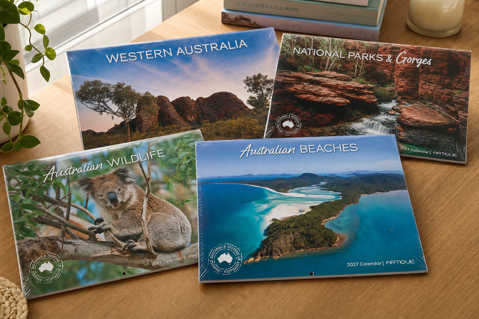 Realistic 2027 calendar products from Just Calendars Australia