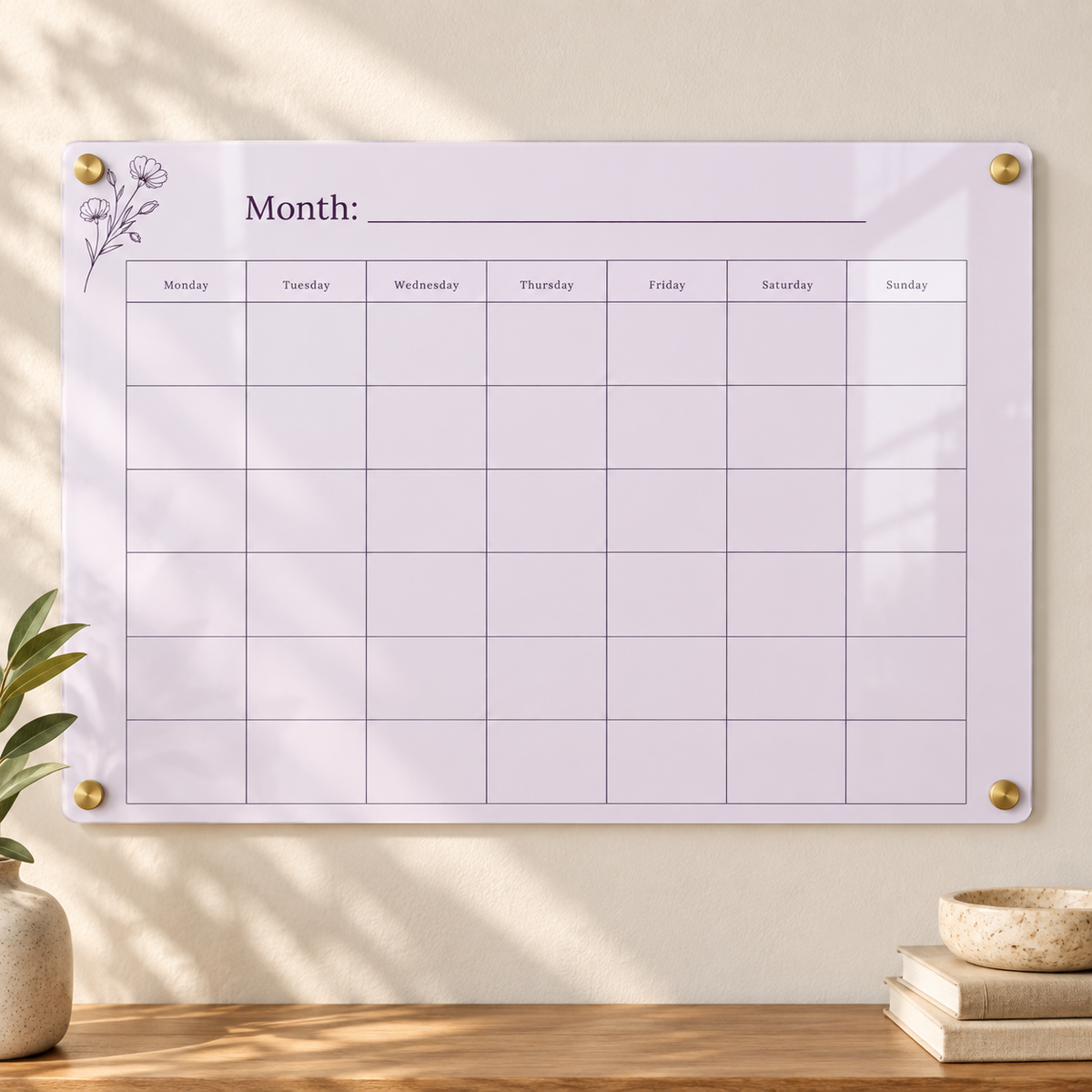 01_-_Lavender_Days_A3_Acrylic_Wall_Calendar_-_Dry_Erase_-_EP-AC-A3-018_-_649310204939_-_Hero_-_Clean_Board.png