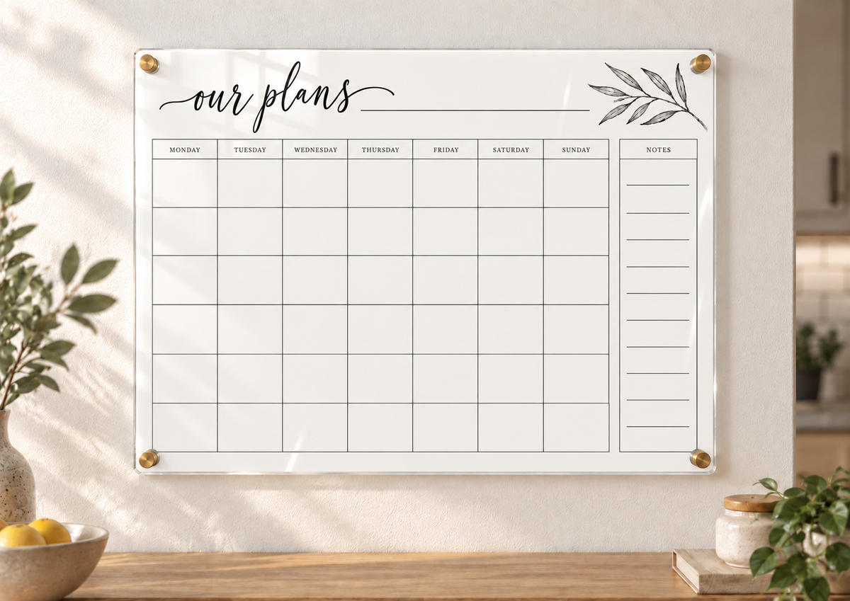 01_-_Our_Plans_Botanical_A3_Acrylic_Wall_Calendar_-_Dry_Erase_-_EP-AC-A3-008_-_649310204830_-_Hero_-_Clean_Board.png