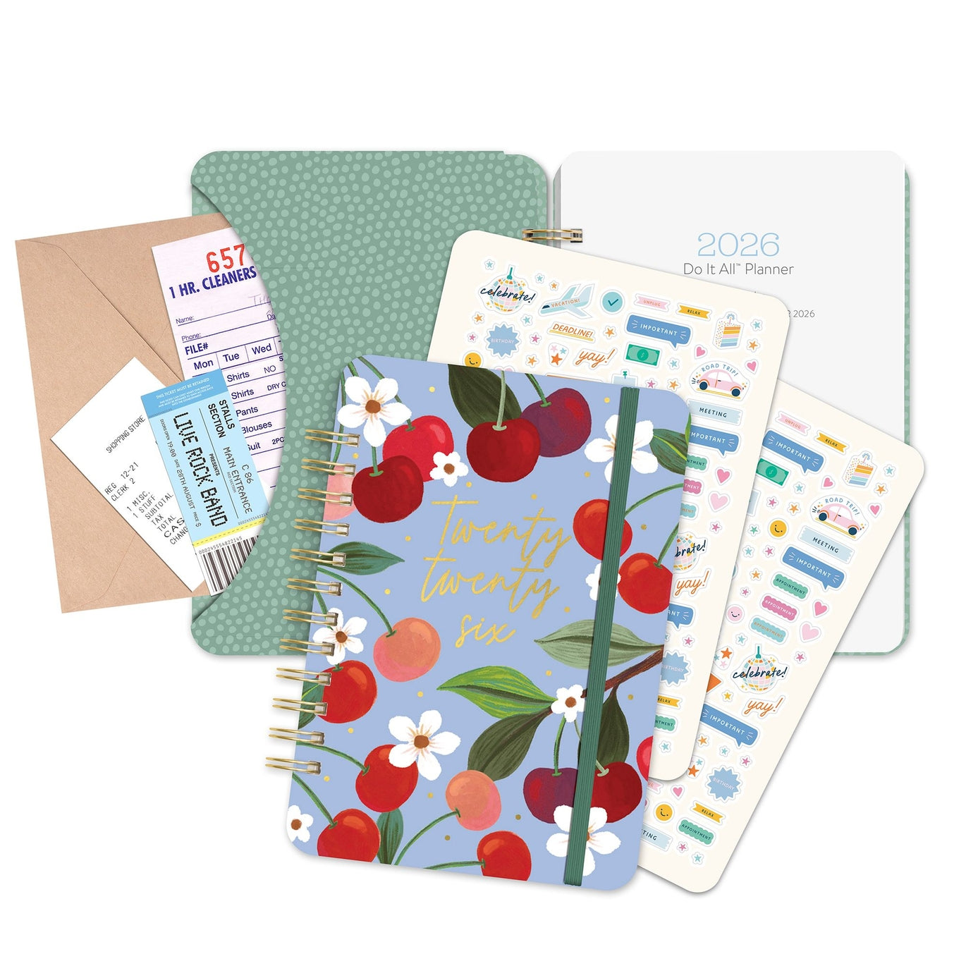 2026 Fruit & Flora Do It All - 17-Month Monthly & Weekly Diary/Planner