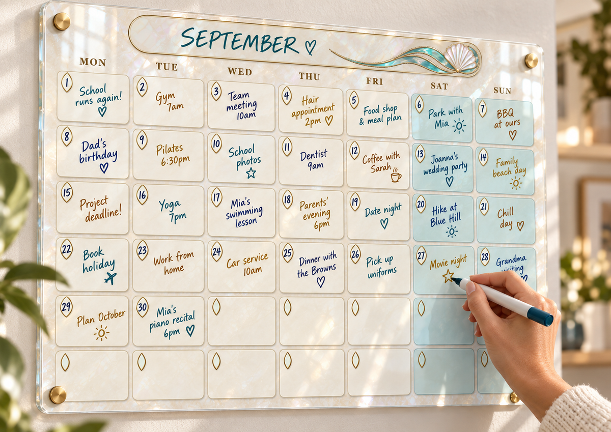 05_-_Pearl_Tide_A3_Acrylic_Wall_Calendar_-_Dry_Erase_-_EP-AC-A3-021_-_649310204960_-_Writing_in_Use.png