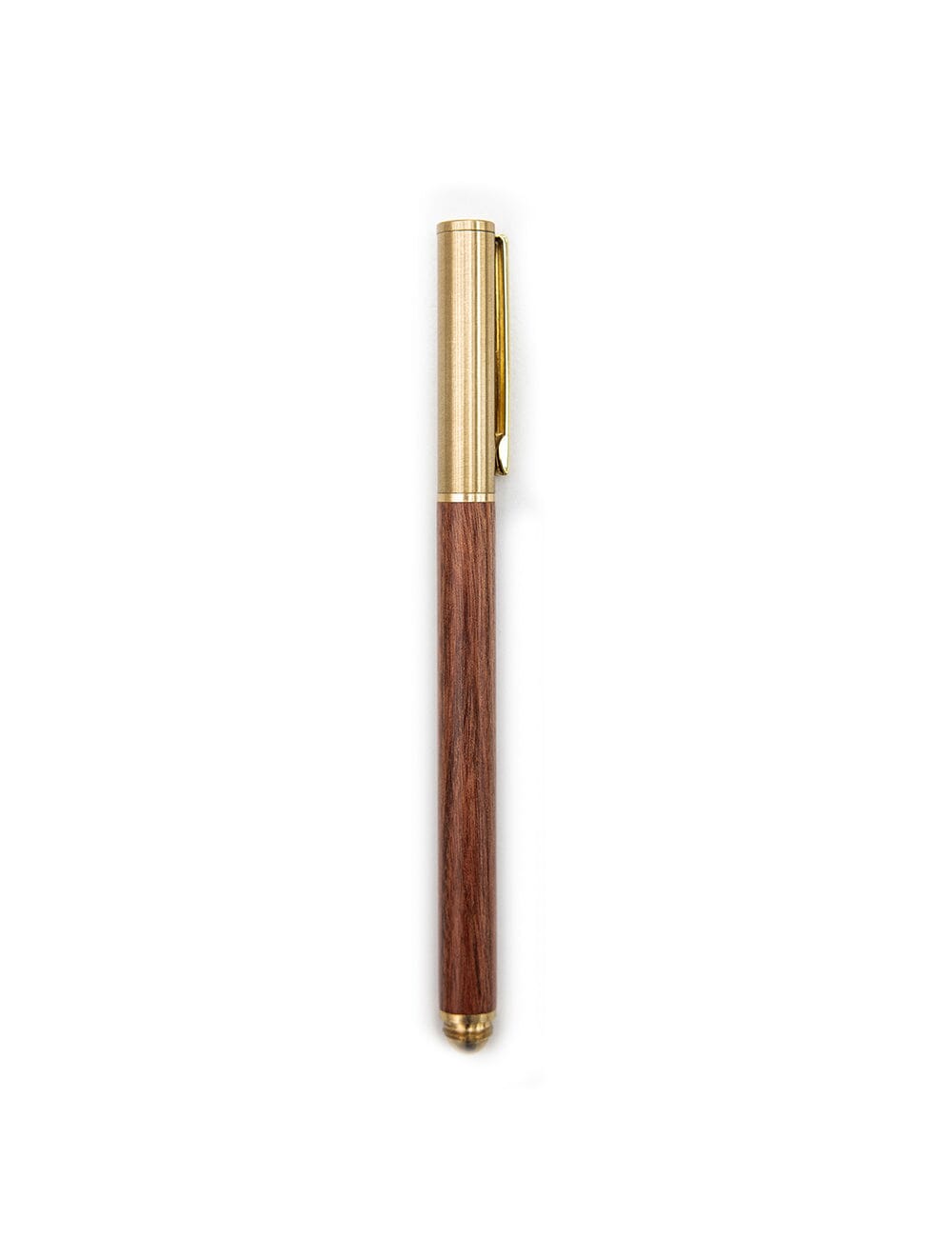 Wood Brass Gel Ink Pen (Boxed)