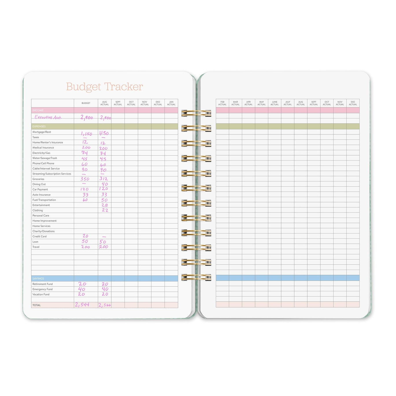 2026 Fruit & Flora Do It All - 17-Month Monthly & Weekly Diary/Planner