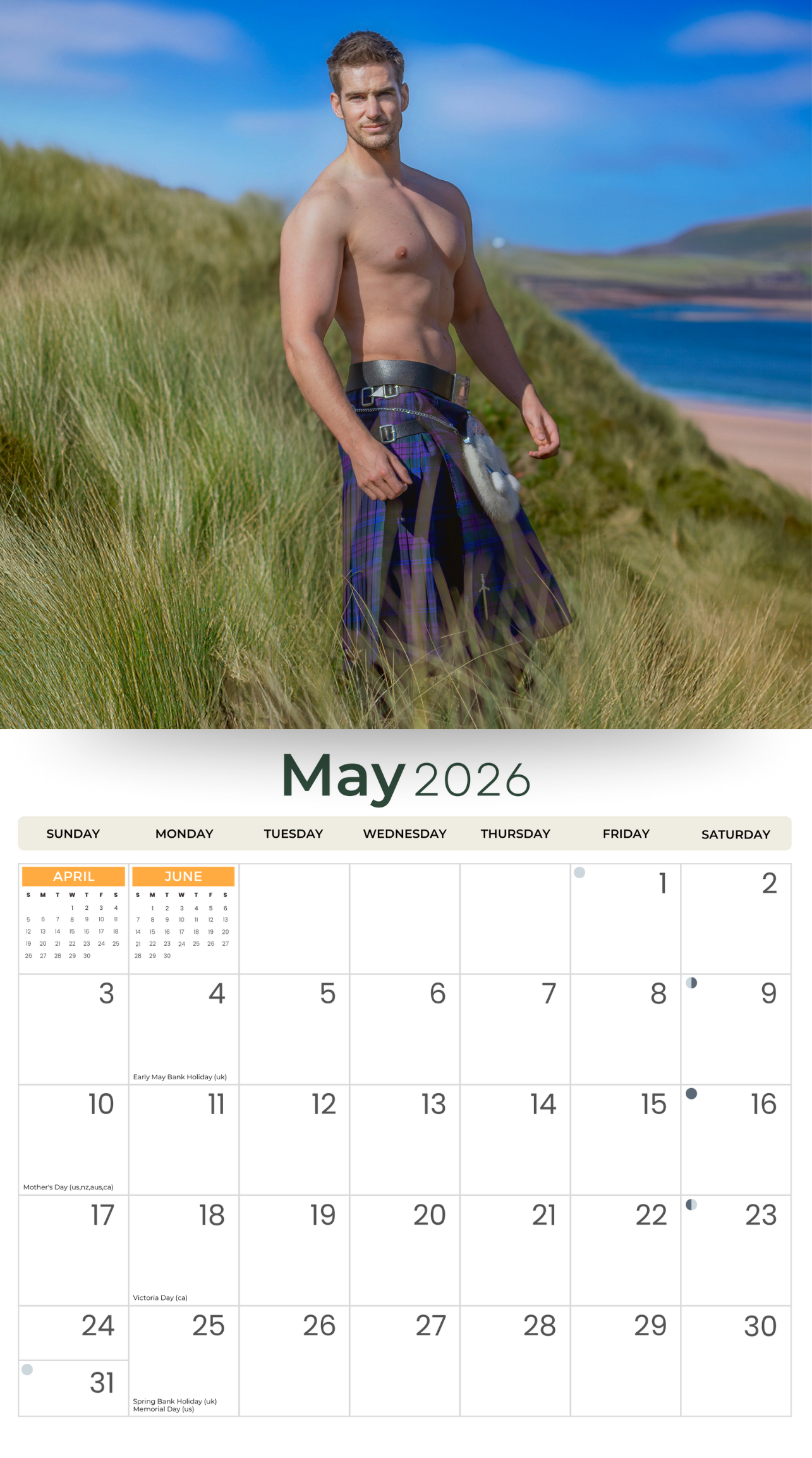 2026 Firefighters - Deluxe Wall Calendar