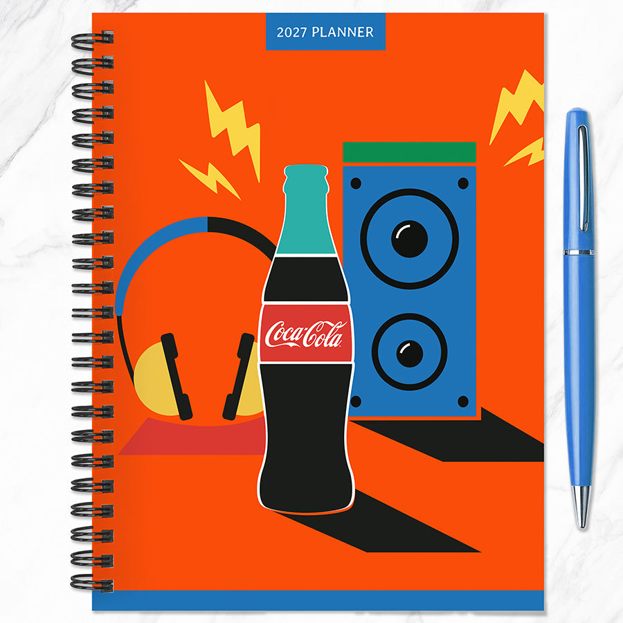 2027 Coca-Cola medium planner lifestyle view