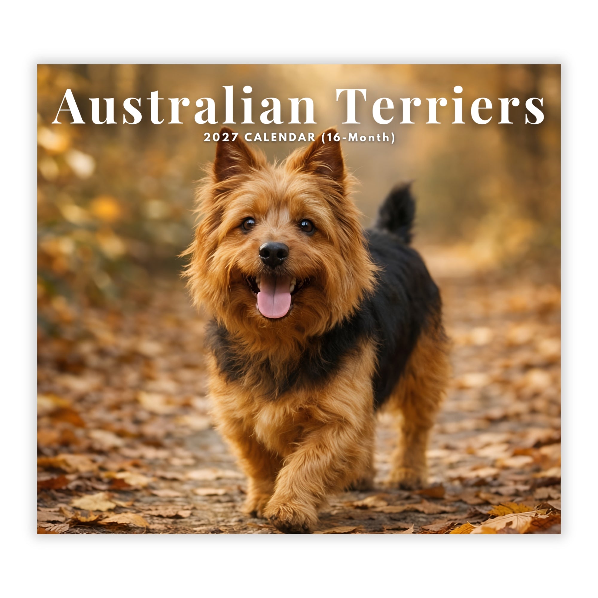 2027 Australian Terriers - Deluxe Wall Calendar