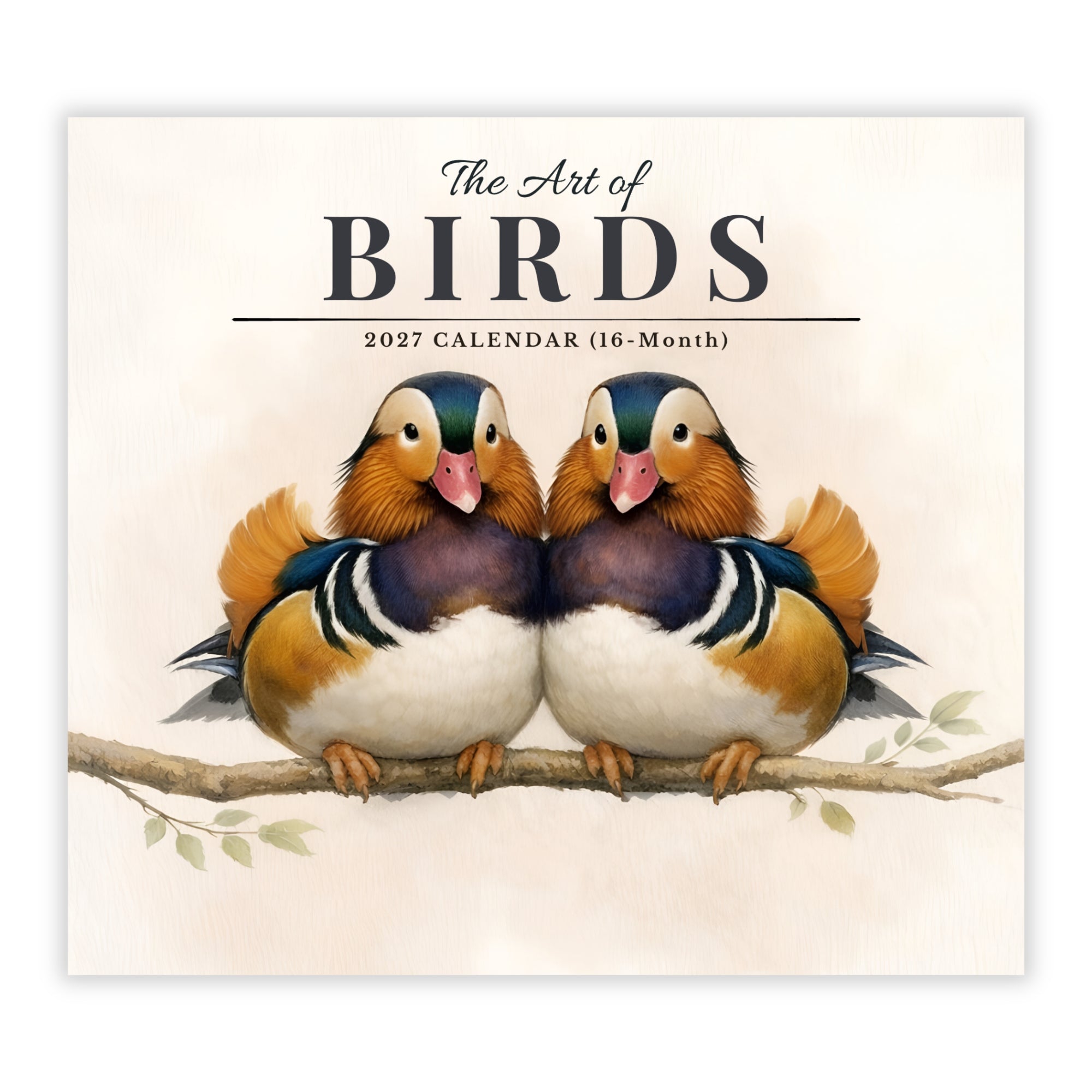 2027 The Art Of Birds - Deluxe Wall Calendar