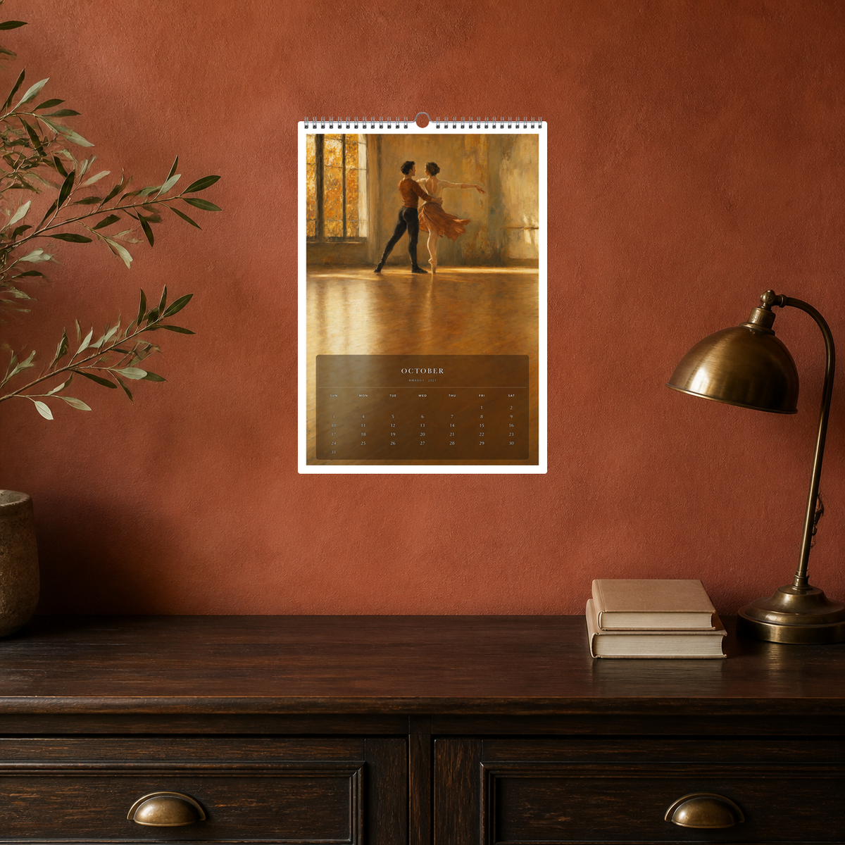 2027 A Year at the Ballet (The Reimagined Collection - Inspired By Edgar Degas) - A3 Wall Calendar - Image 06