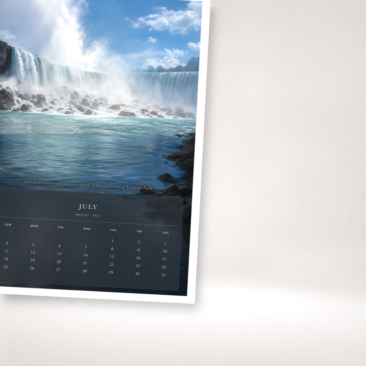 2027 Canada (The Grand Canvas Collection) - A3 Wall Calendar - Image 07