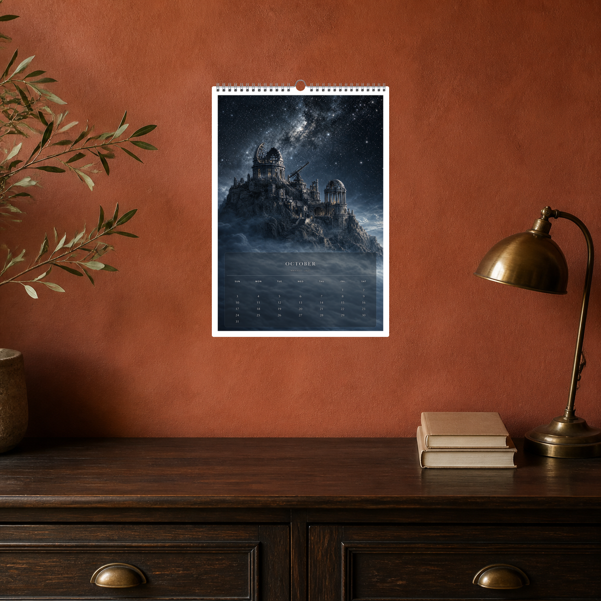 2027 Engraved Legends (The Reimagined Collection - Inspired By Gustave Doré) - A3 Wall Calendar - Image 06