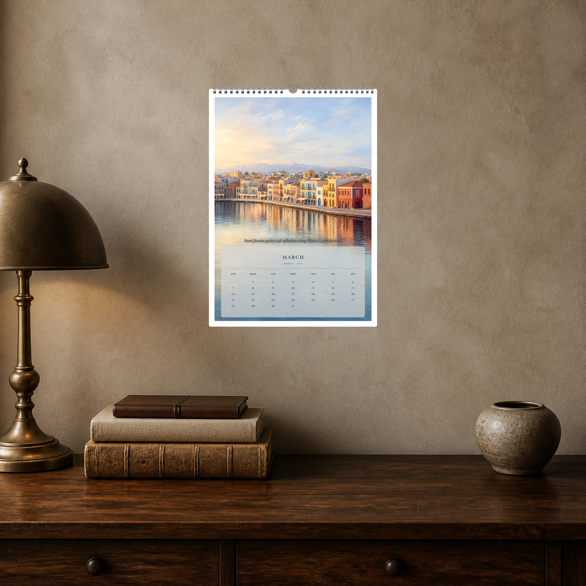 2027 Greece (The Grand Canvas Collection) - A3 Wall Calendar - Image 09