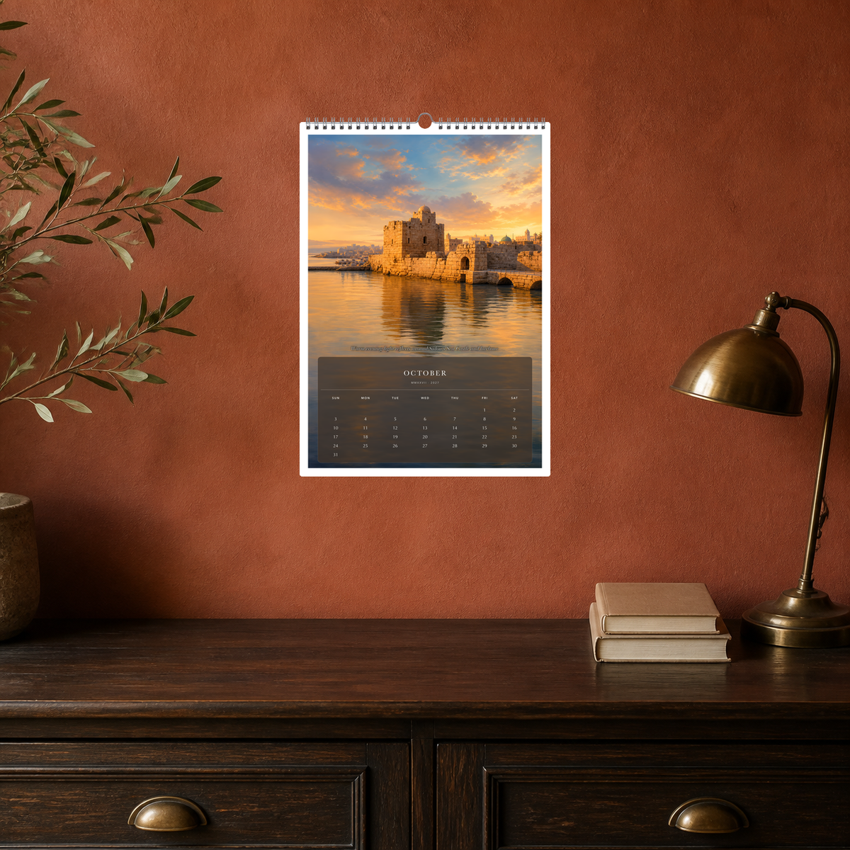 2027 Lebanon (The Grand Canvas Collection) - A3 Wall Calendar - Image 06