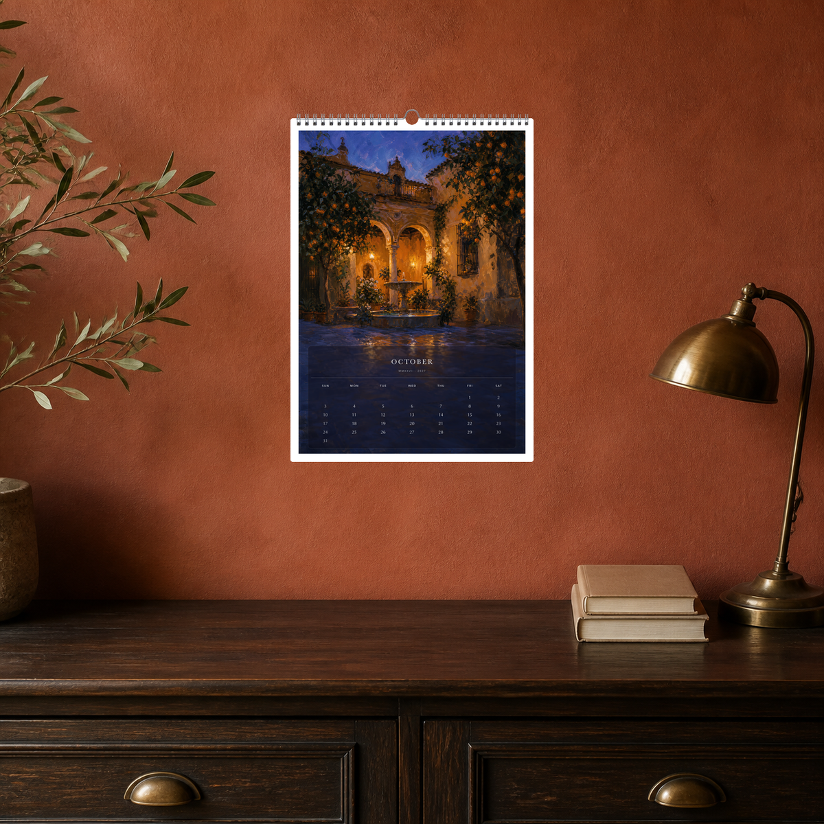 2027 Passages in Light (The Reimagined Collection - Inspired By John Singer Sargent) - A3 Wall Calendar - Image 06