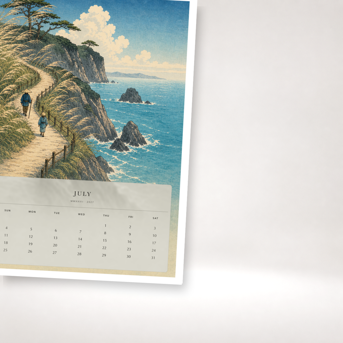 2027 Roads Through the Seasons (The Reimagined Collection - Inspired By Utagawa Hiroshige) - A3 Wall Calendar - Image 07