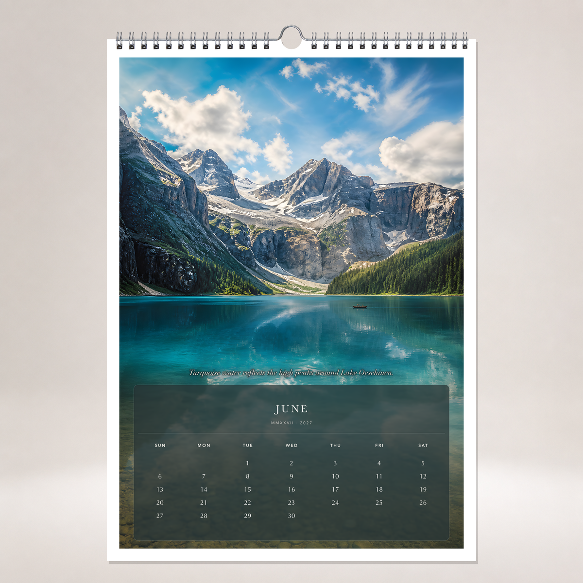 2027 Switzerland (The Grand Canvas Collection) - A3 Wall Calendar - Image 10