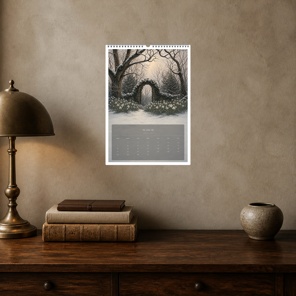 2027 The Enchanted Garden (The Reimagined Collection - Inspired By William Morris) - A3 Wall Calendar - Image 09