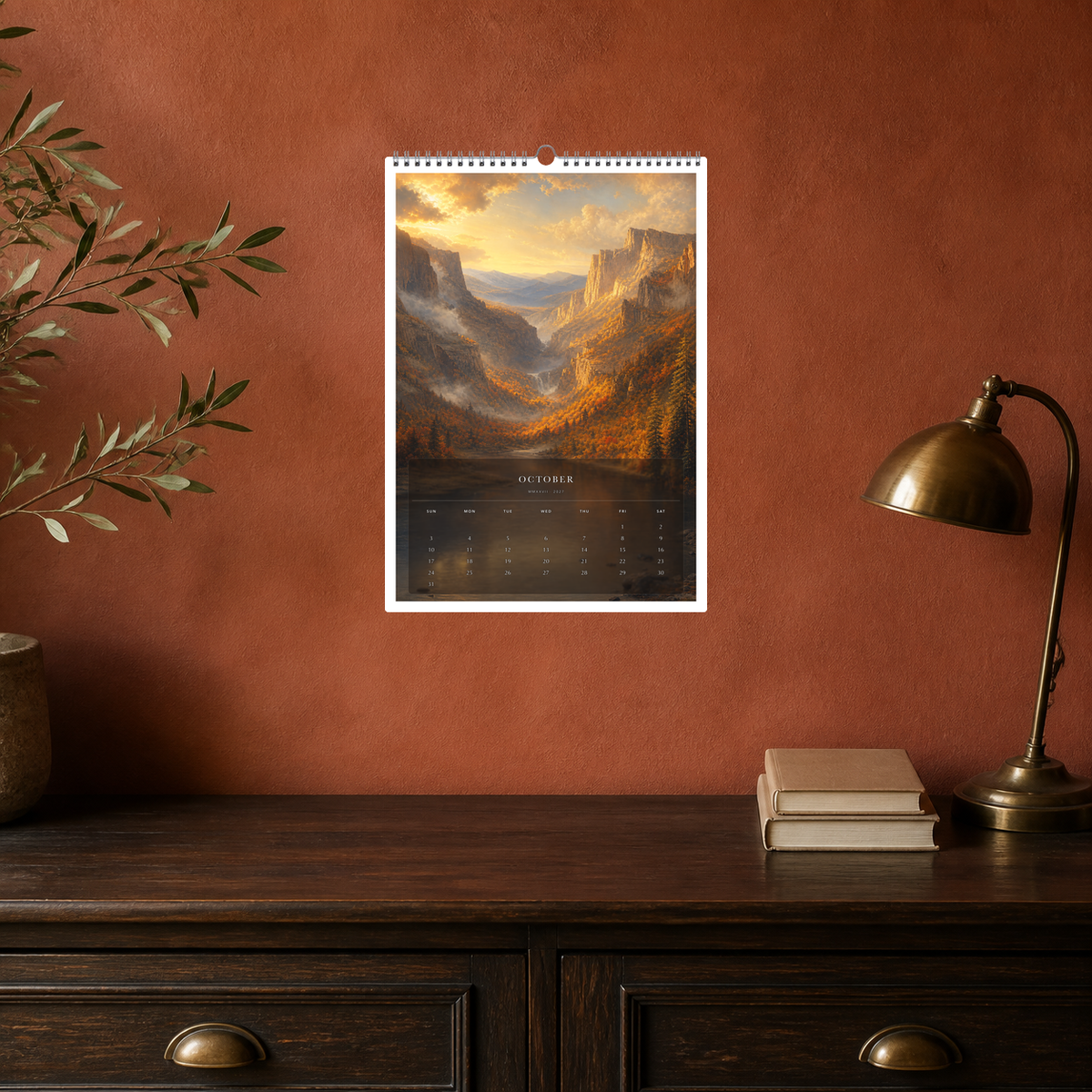 2027 Untamed Grandeur (The Reimagined Collection - Inspired By Albert Bierstadt) - A3 Wall Calendar - Image 06