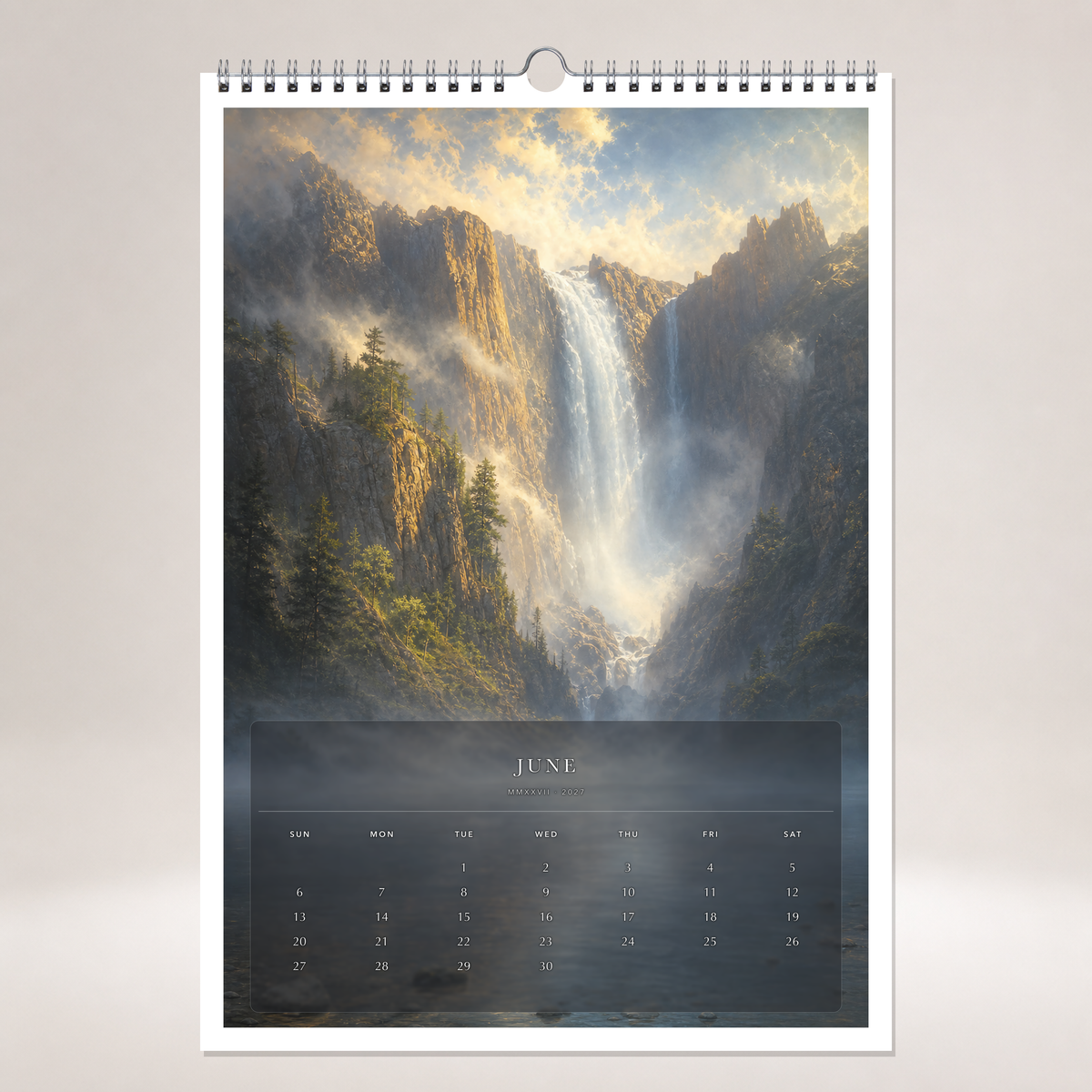 2027 Untamed Grandeur (The Reimagined Collection - Inspired By Albert Bierstadt) - A3 Wall Calendar - Image 10