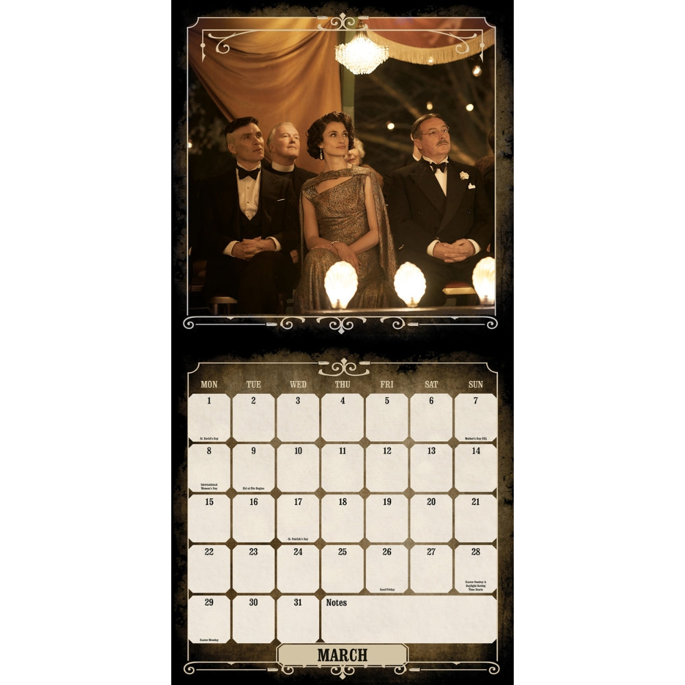 2027 Peaky Blinders - Square Wall Calendar - product image 2