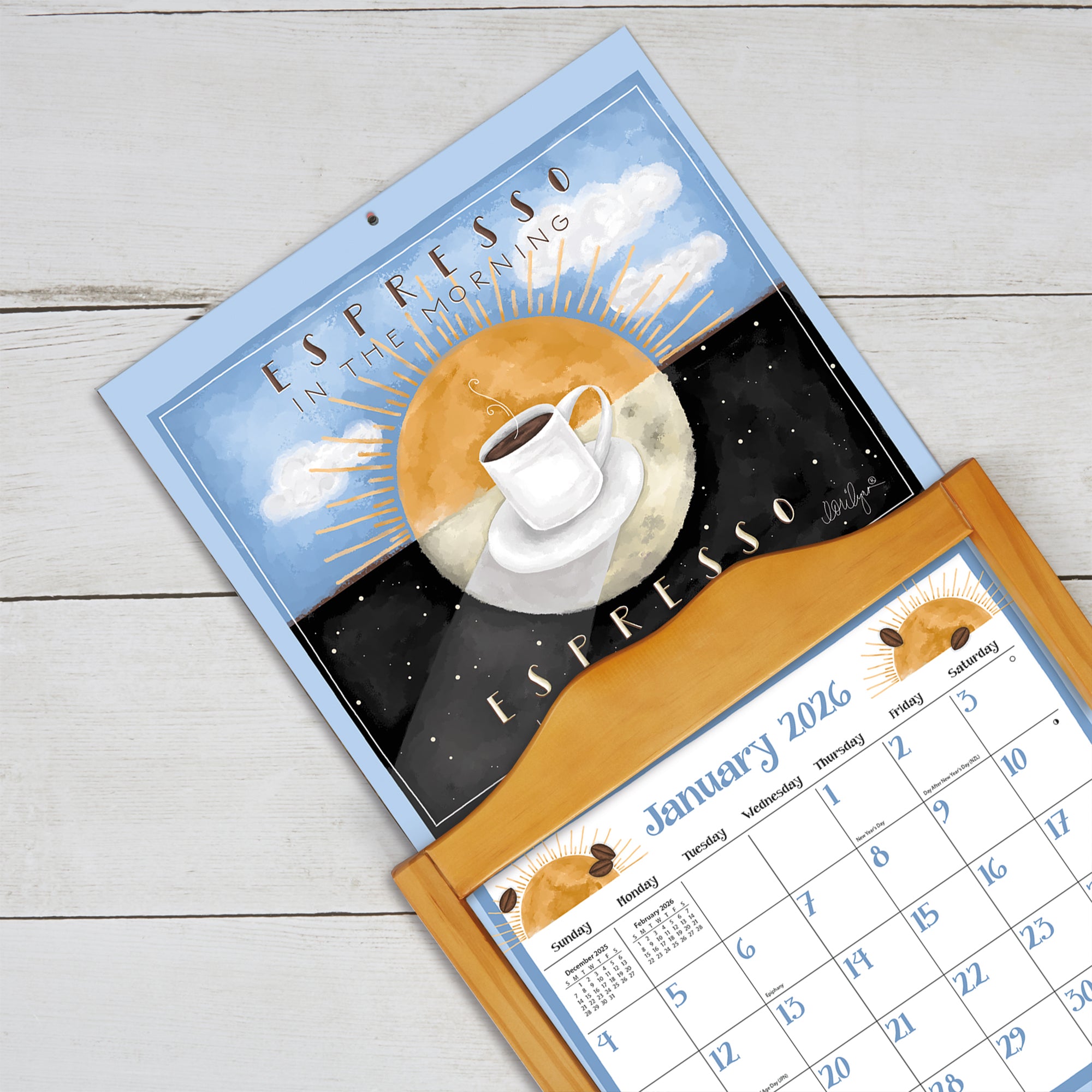 2026 LANG Coffee - Deluxe Wall Calendar