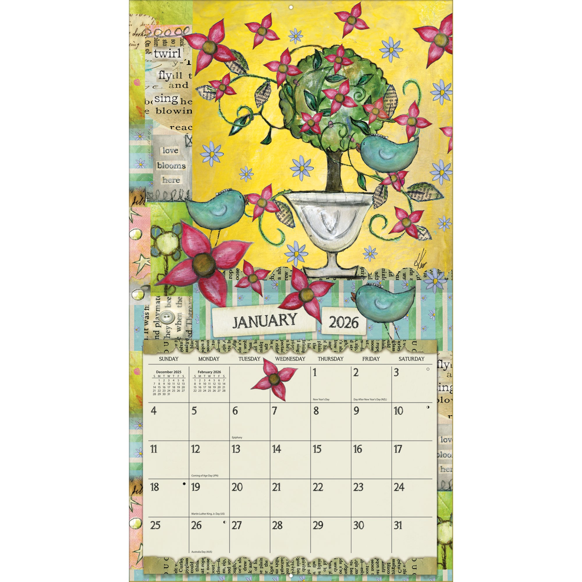 2026 LANG Color My World - Deluxe Wall Calendar