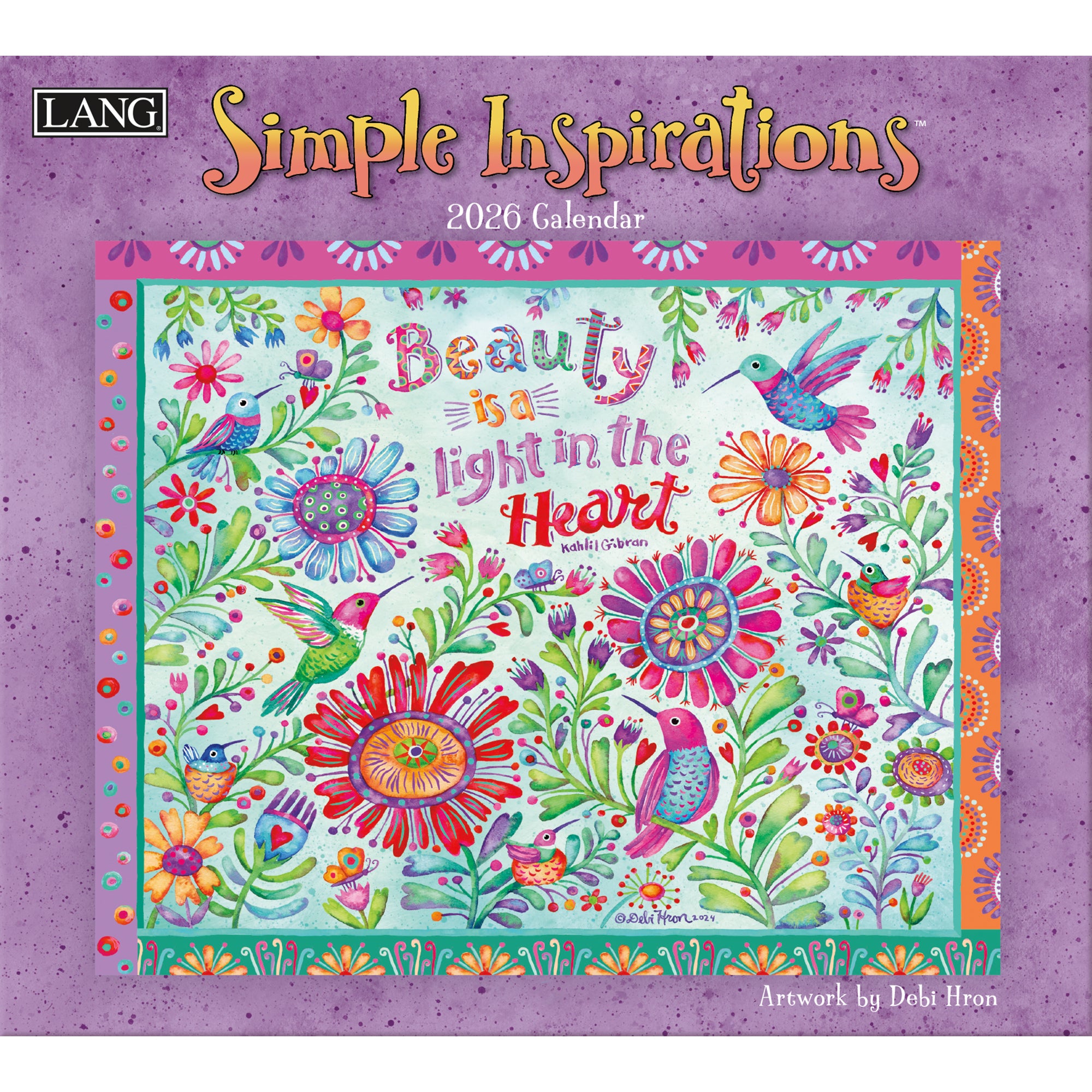 2026 LANG Simple Inspirations - Deluxe Wall Calendar
