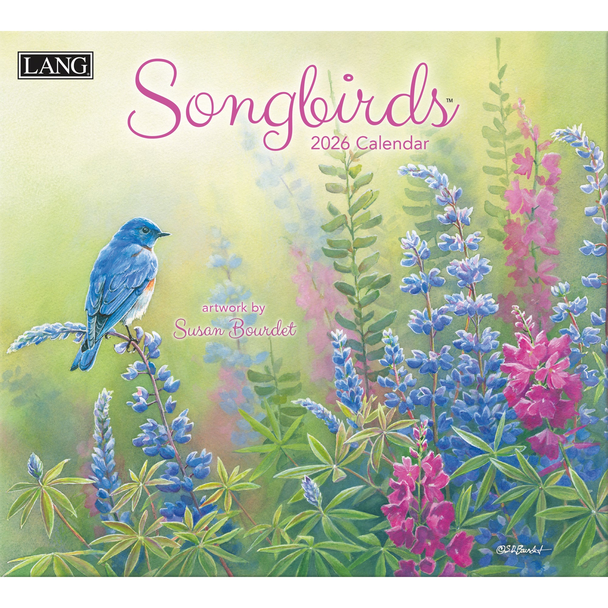 2026 LANG Songbirds - Deluxe Wall Calendar