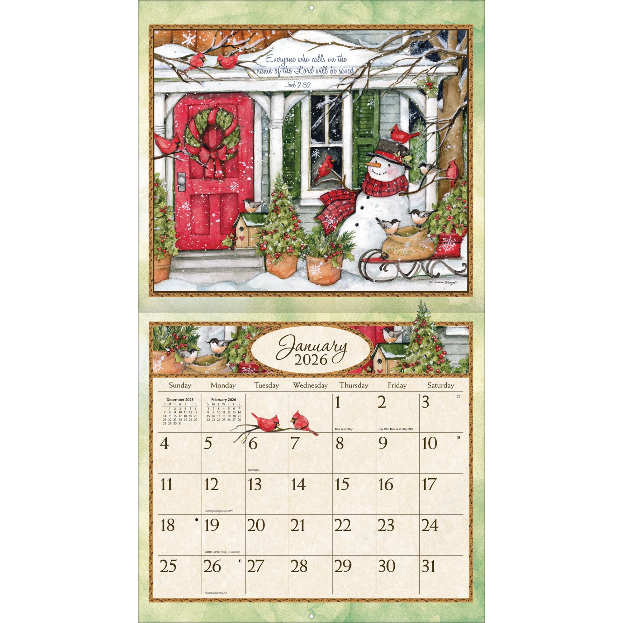 2026 LANG Bountiful Blessings - Deluxe Wall Calendar