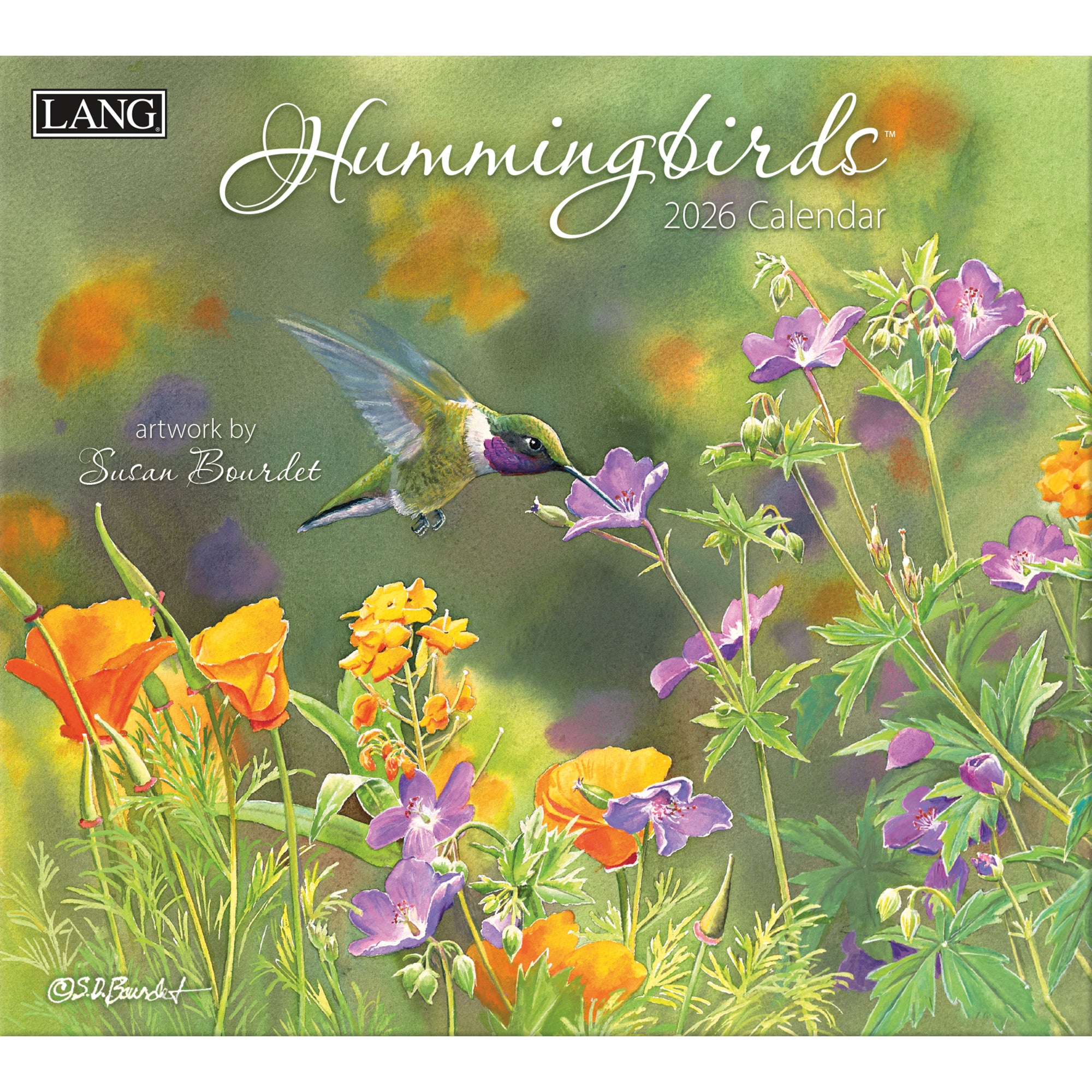 2026 LANG Hummingbirds - Deluxe Wall Calendar