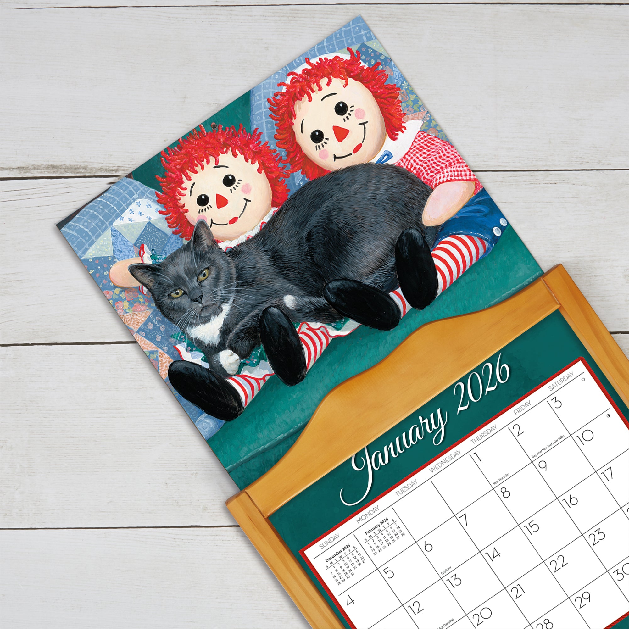 2026 LANG Love Of Cats - Deluxe Wall Calendar