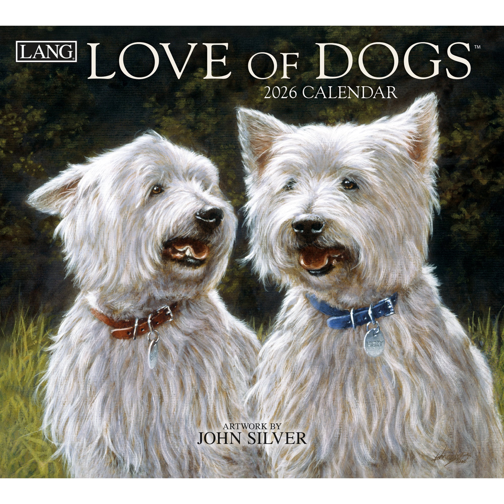 2026 LANG Love Of Dogs - Deluxe Wall Calendar