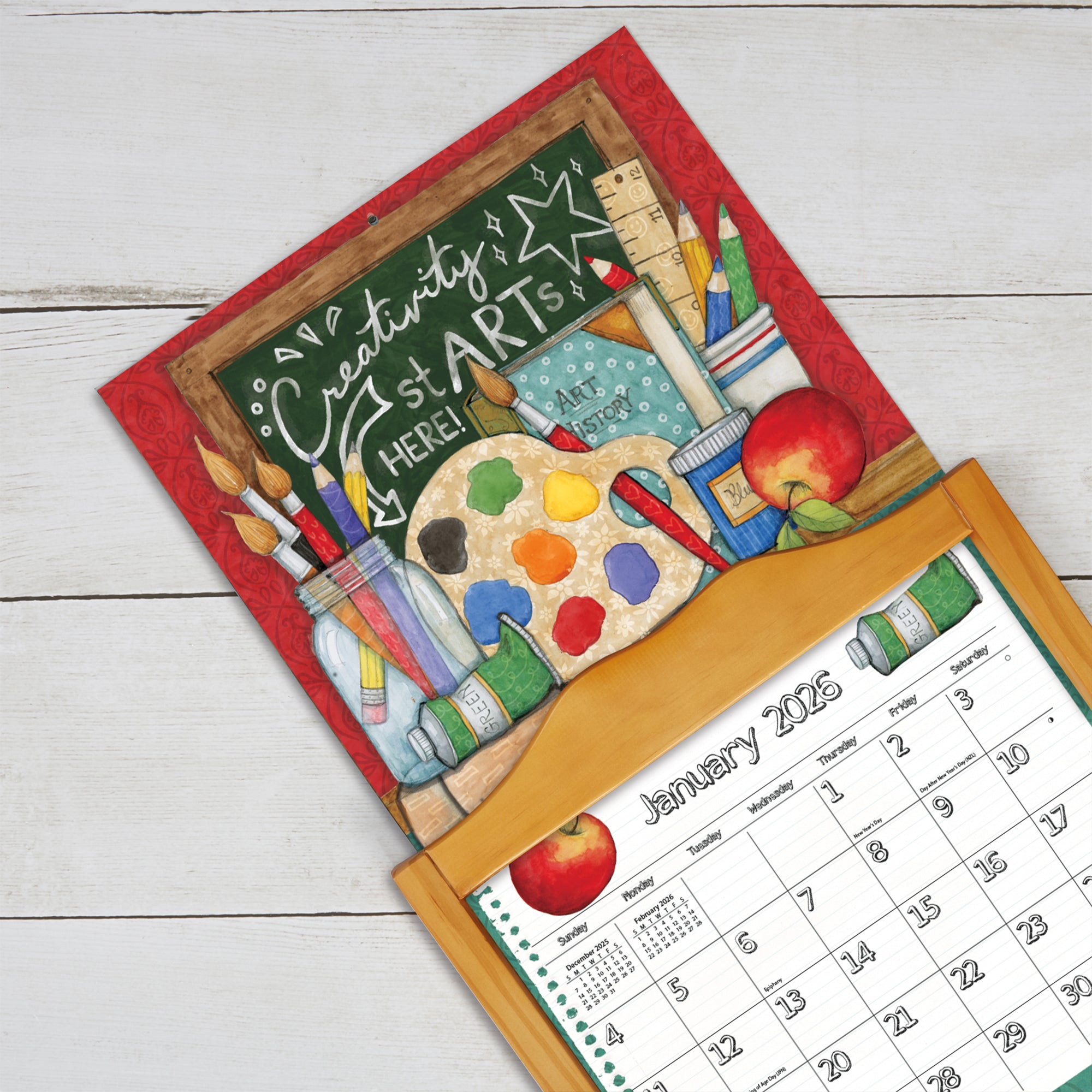 2026 LANG Schoolhouse - Deluxe Wall Calendar