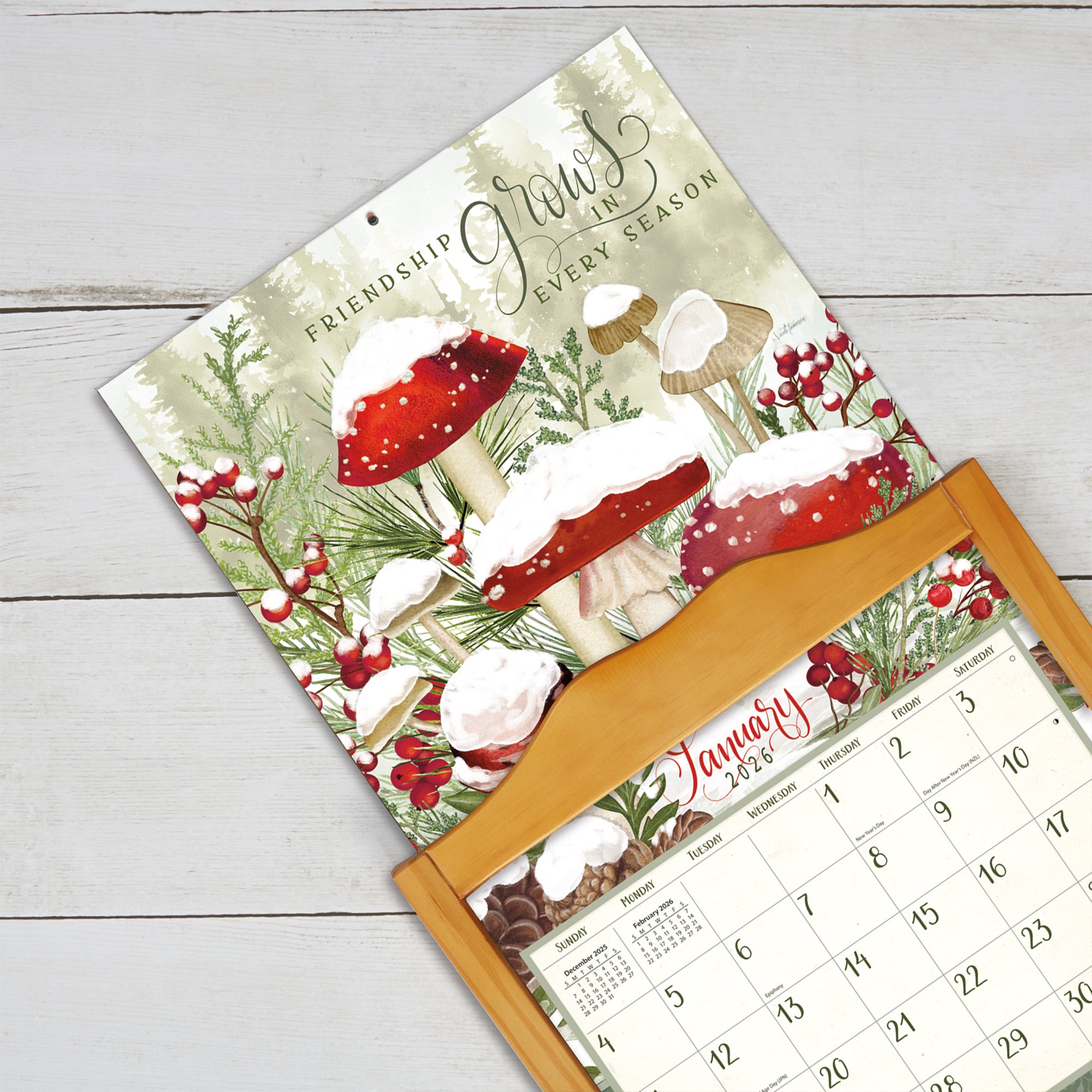 2026 LANG Abundant Friendship - Deluxe Wall Calendar