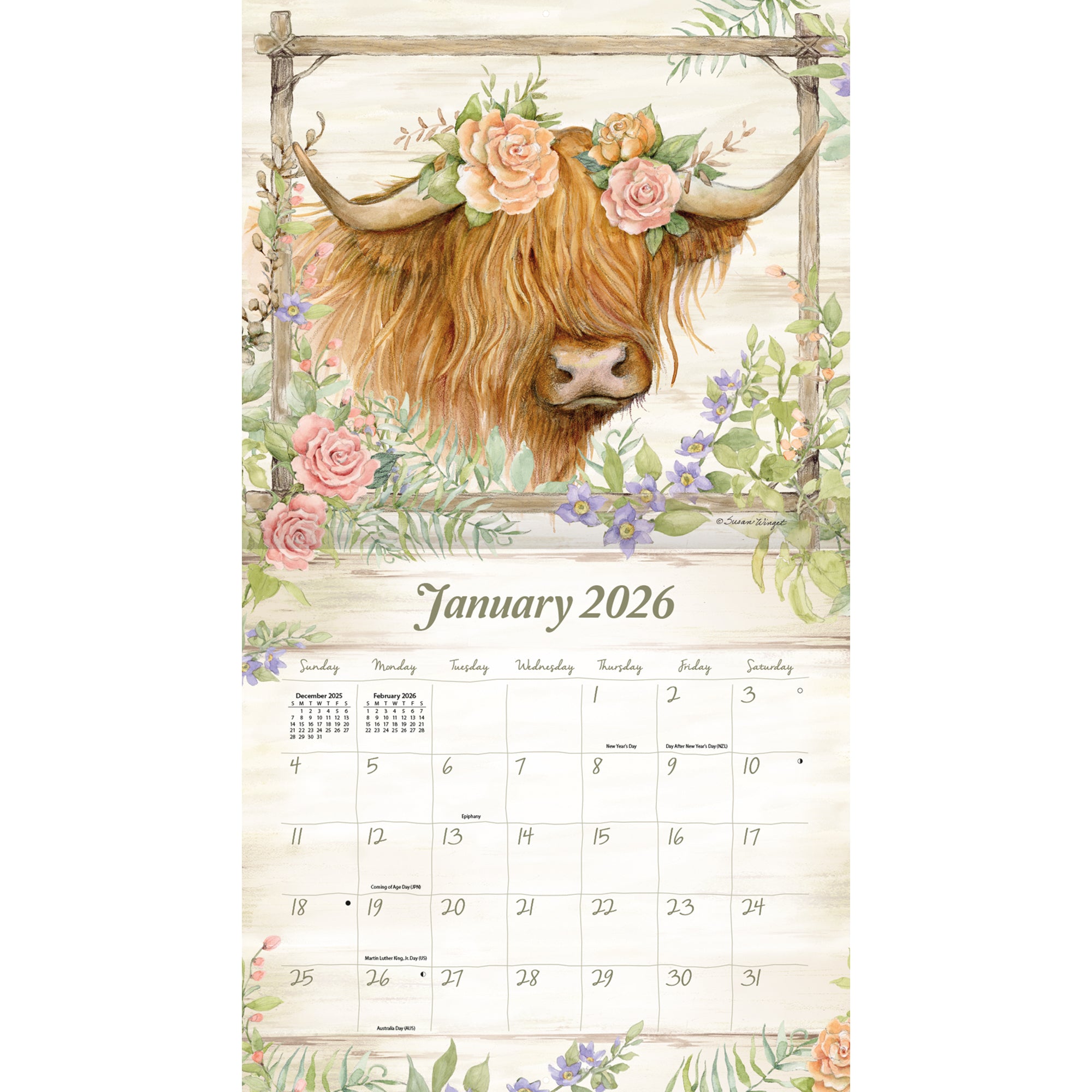 2026 LANG Rosewood Ranch - Deluxe Wall Calendar