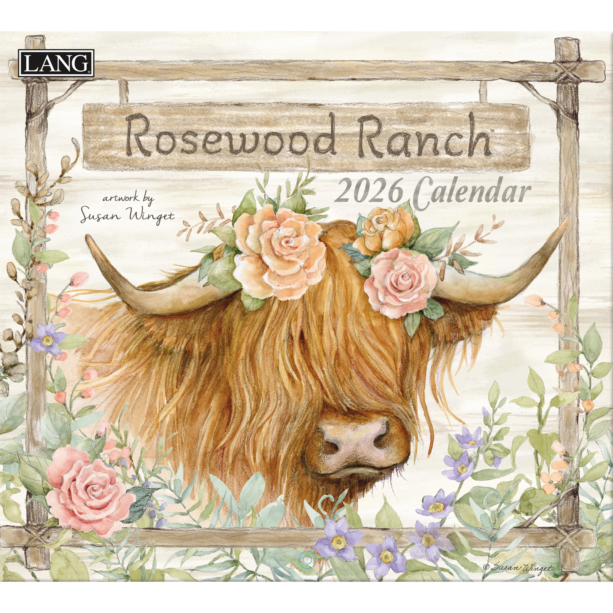 2026 LANG Rosewood Ranch - Deluxe Wall Calendar