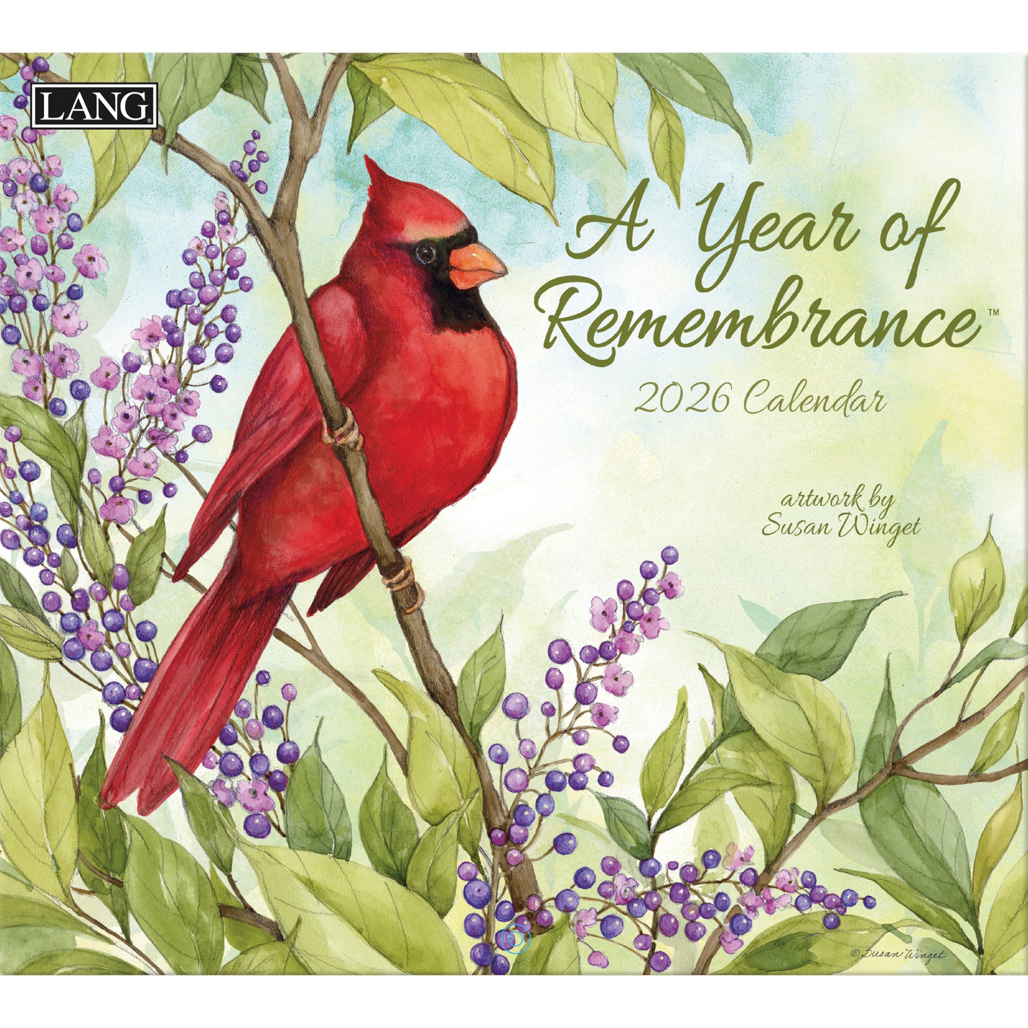 2026 LANG A Year Of Remembrance - Deluxe Wall Calendar