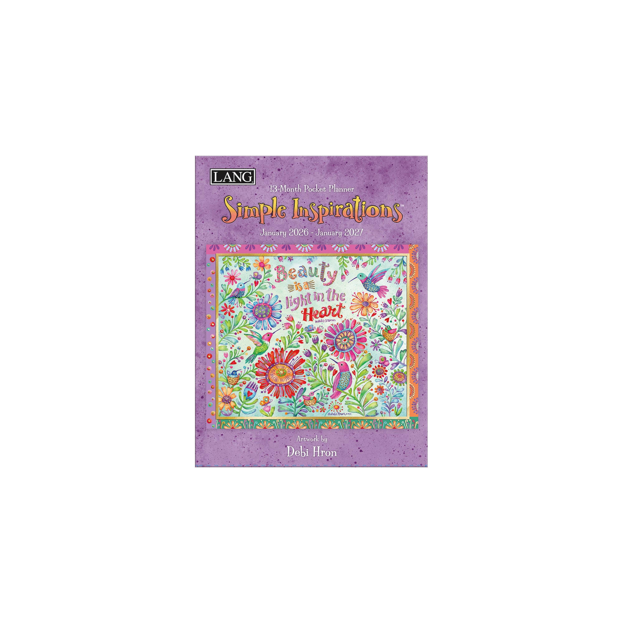 2026 LANG Simple Inspirations - 13 Month Monthly Pocket Diary/Planner