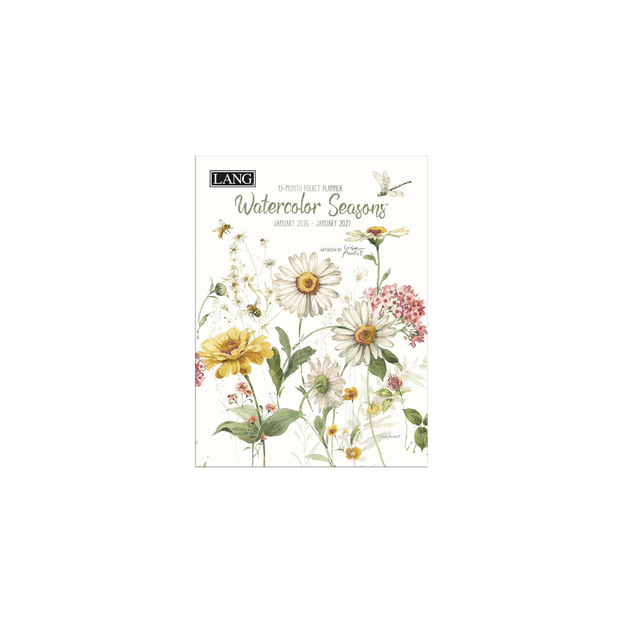 2026 LANG Watercolor Seasons - 13 Month Monthly Pocket Diary/Planner