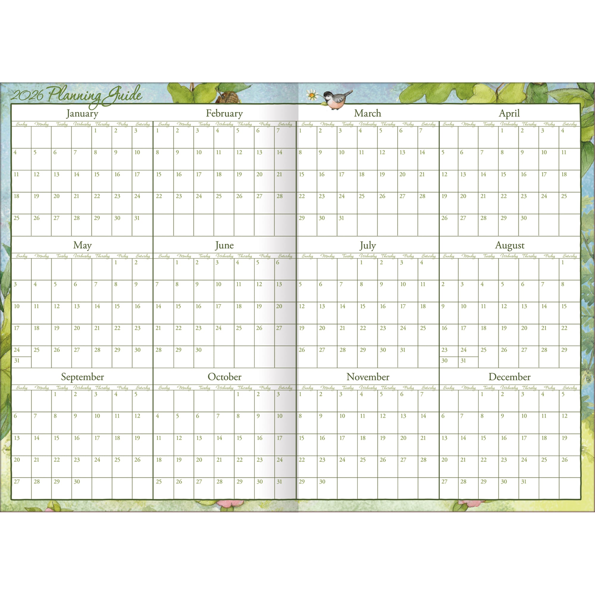 2026 LANG Gnome Sweet Gnome - 13 Month Monthly Pocket Diary/Planner