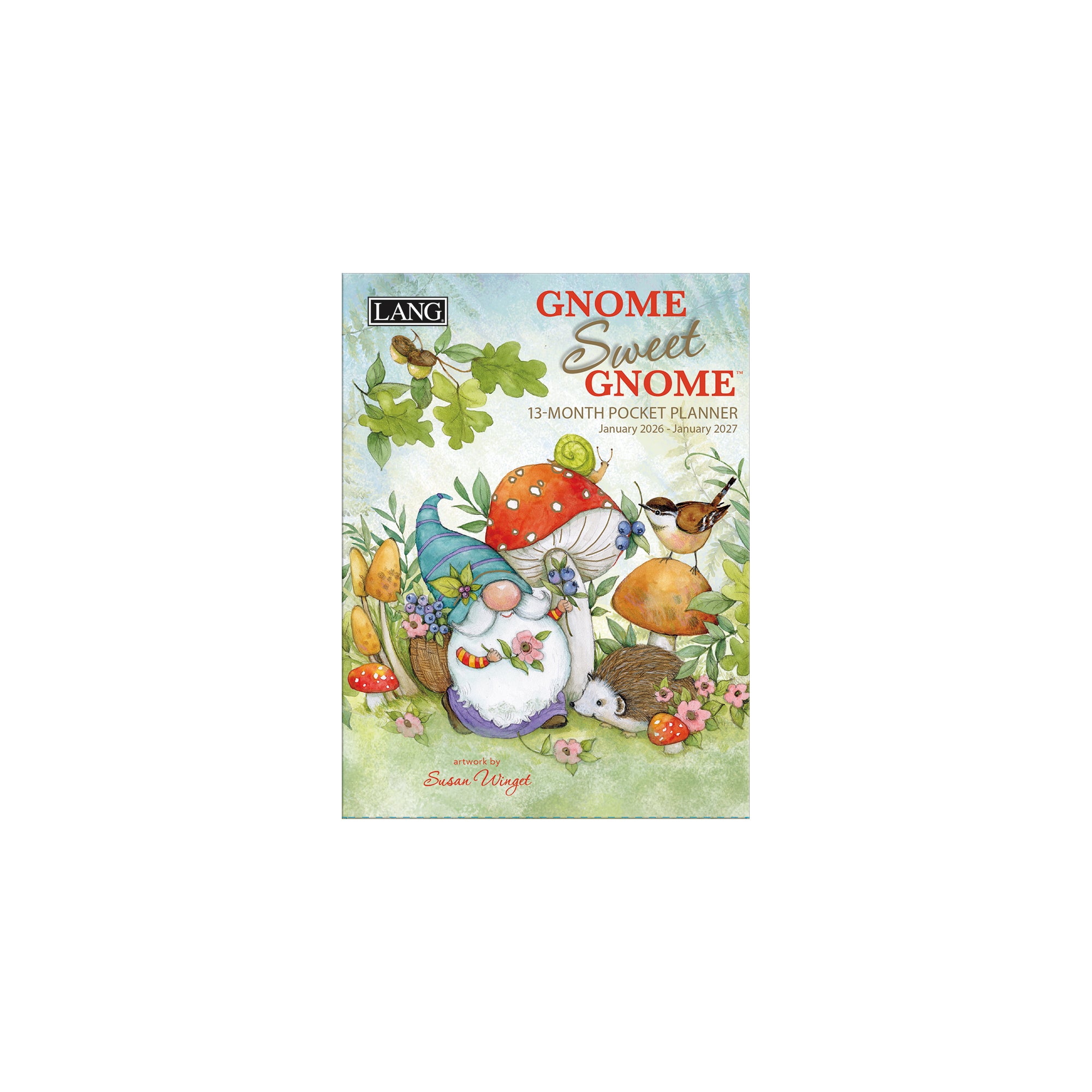 2026 LANG Gnome Sweet Gnome - 13 Month Monthly Pocket Diary/Planner