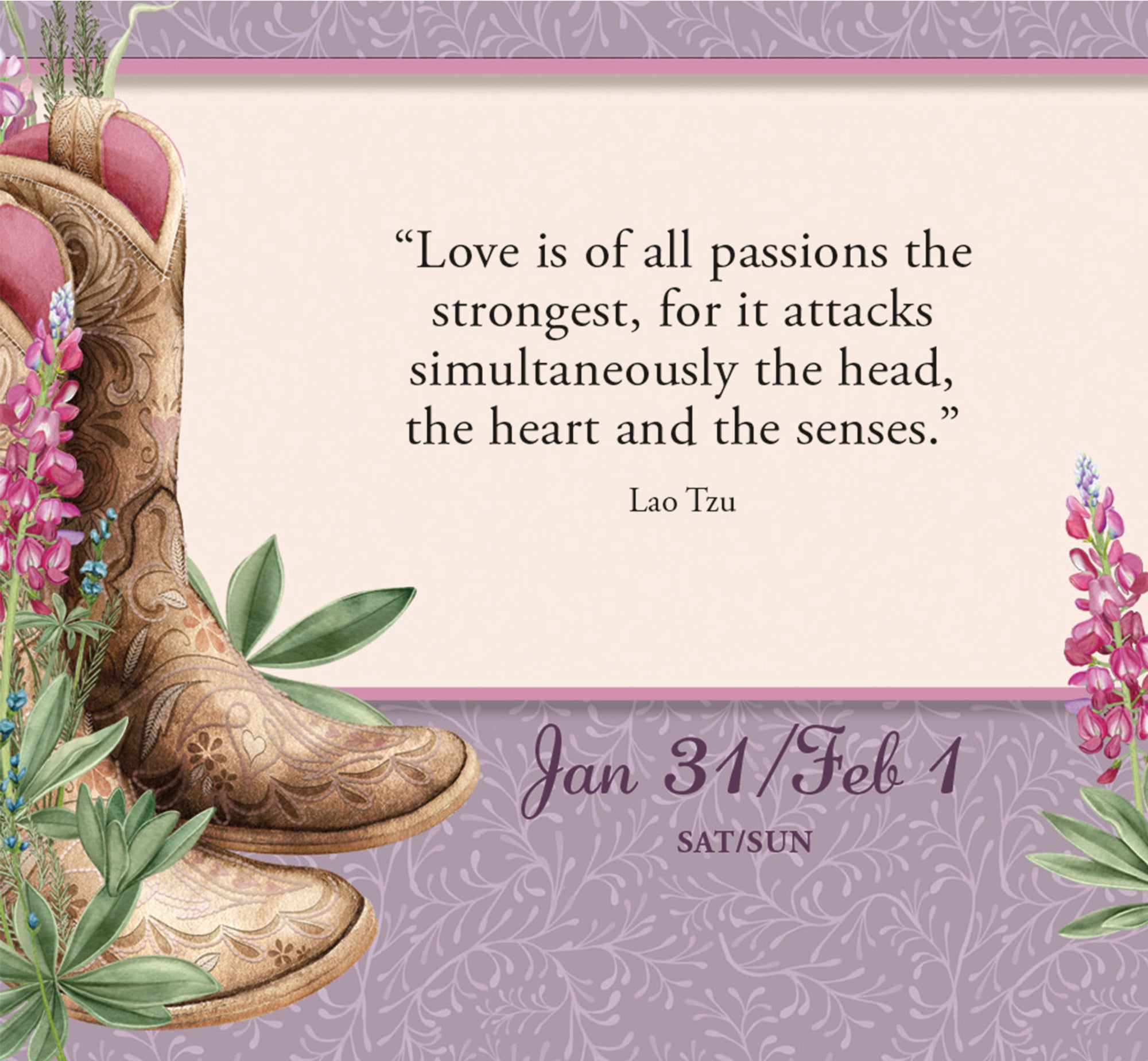 2026 LANG I Love You Sis - Mini Boxed Page-A-Day Calendar