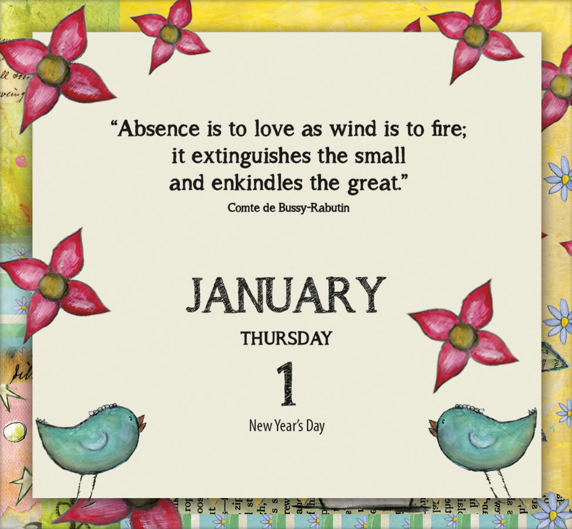 2026 LANG Live Love Dream - Mini Boxed Page-A-Day Calendar