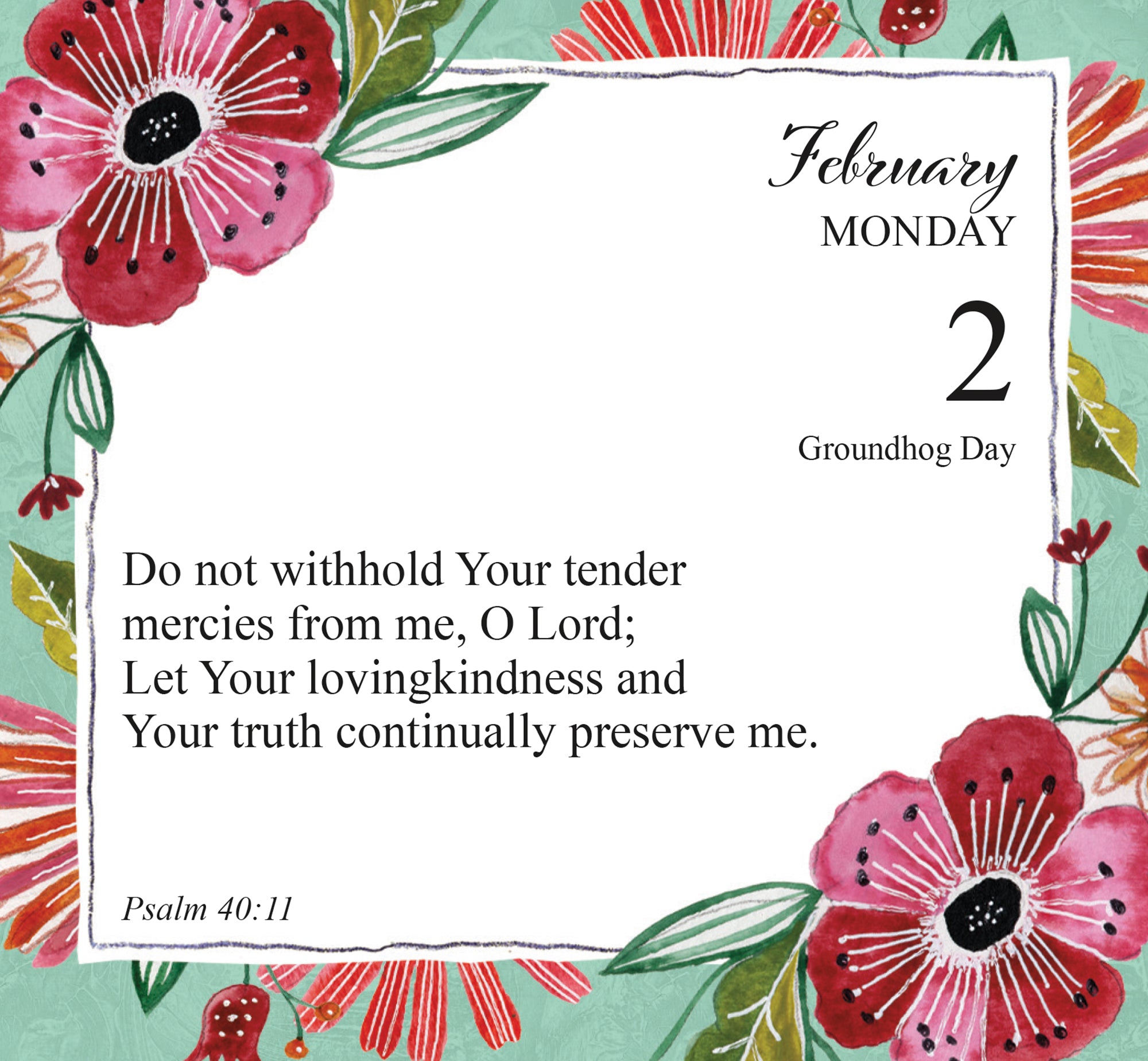 2026 LANG Psalms - Mini Boxed Page-A-Day Calendar