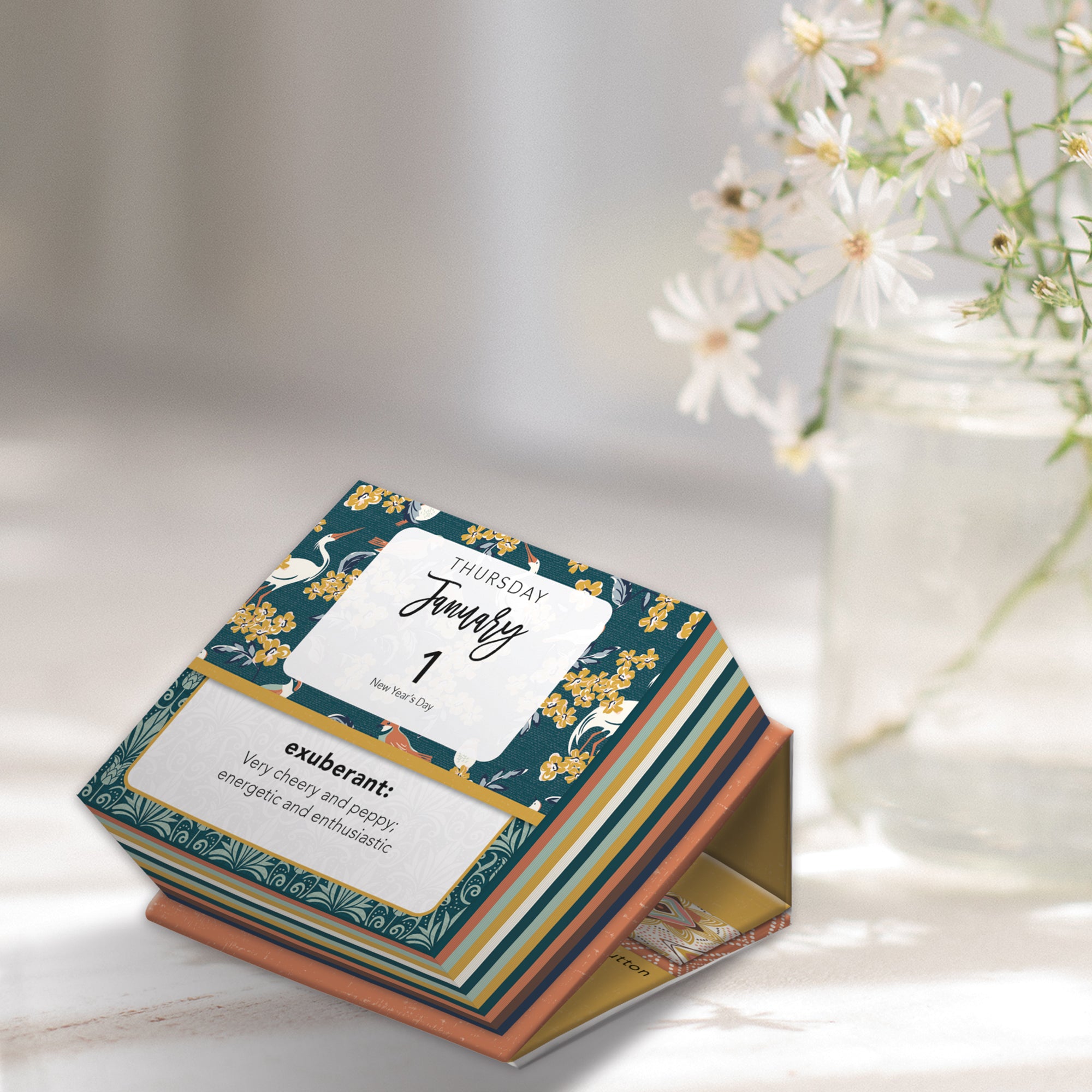 2026 LANG Positive Vibes - Mini Boxed Page-A-Day Calendar