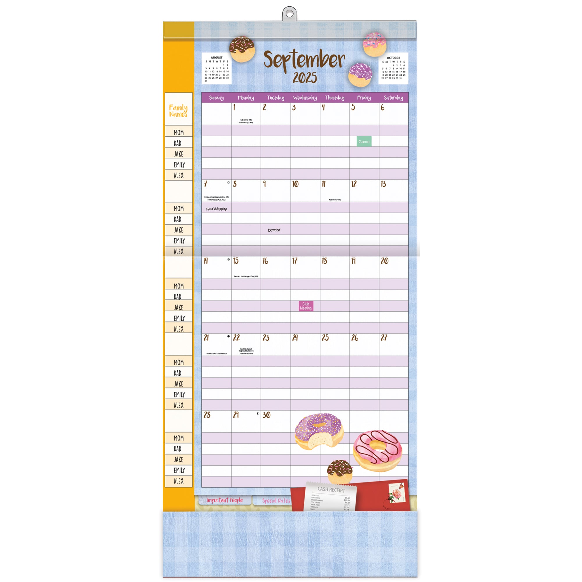 2026 LANG Family - Plan It Plus Magnetic Square Wall Calendar
