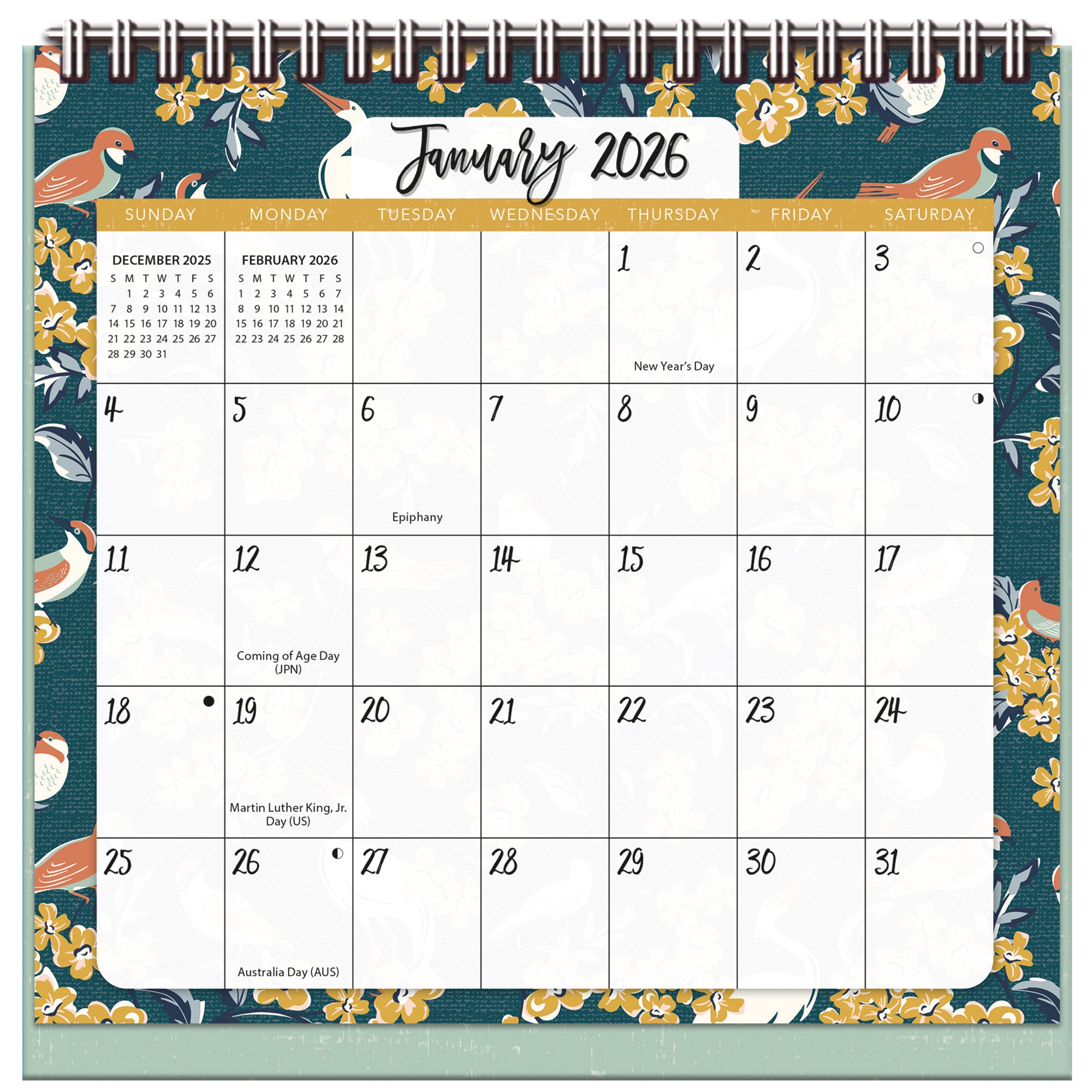 2026 LANG Flora & Fauna - Desk Easel Calendar