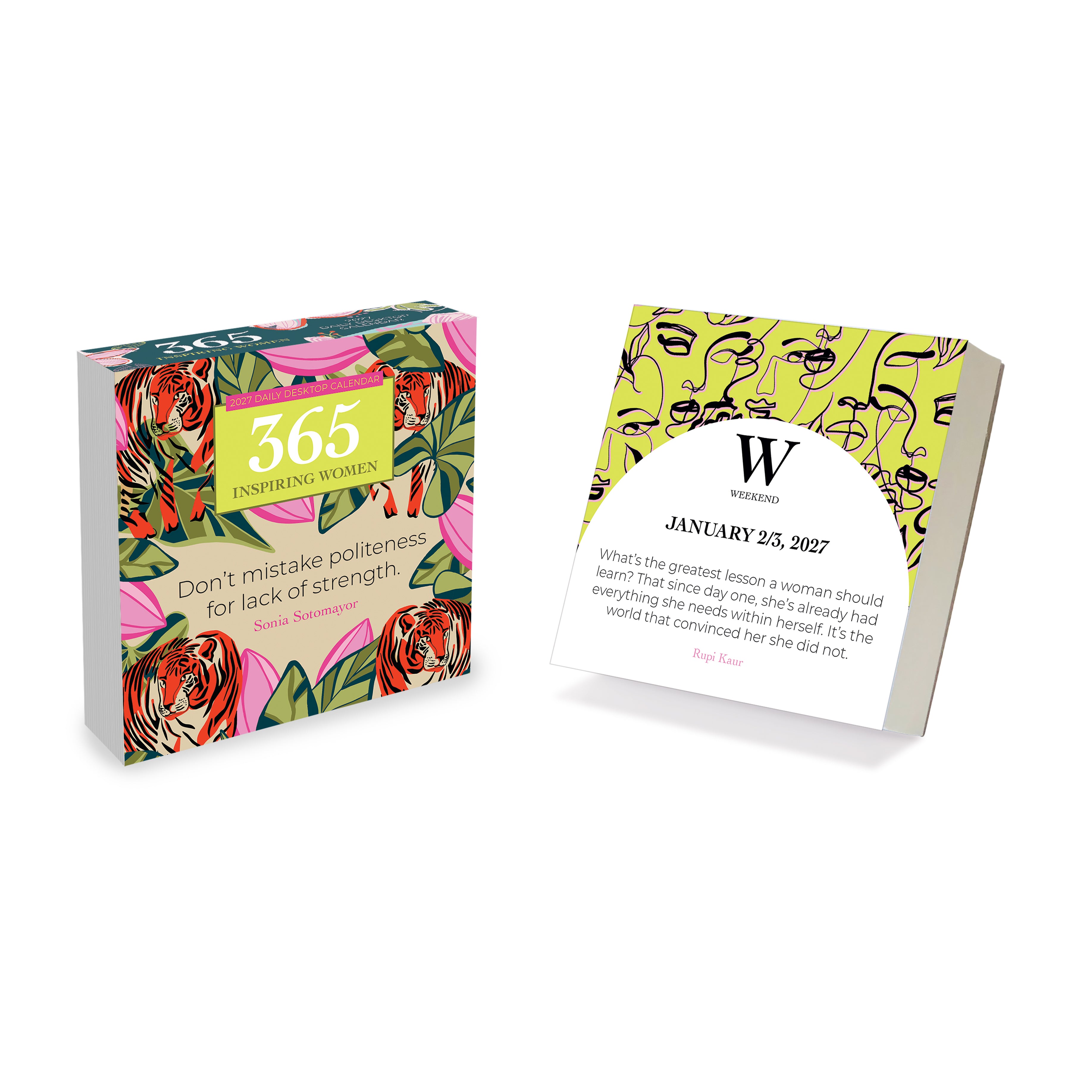 2027 365 Inspiring Women - Boxed Page-A-Day Calendar