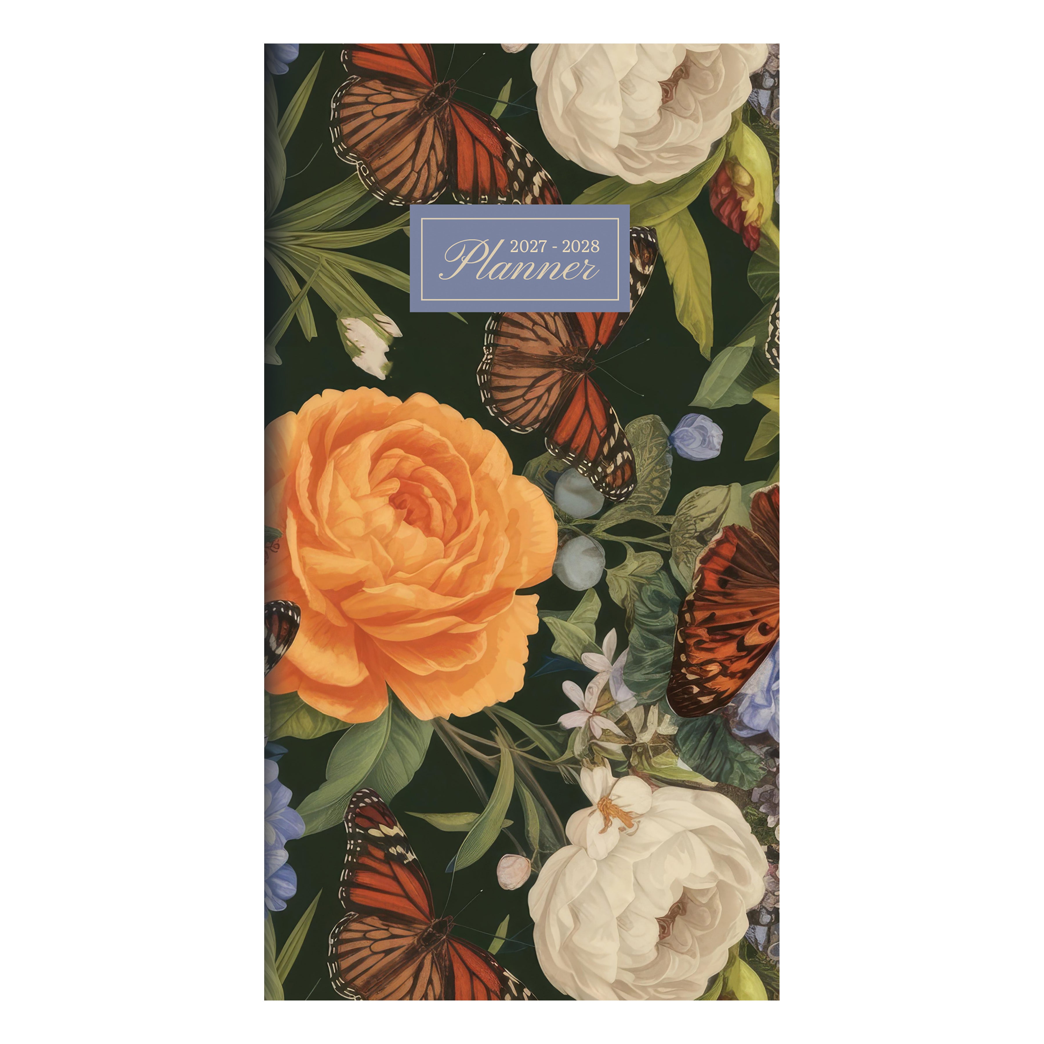 2027-2028 Vintage Blooms - Small Monthly Pocket Diary/Planner