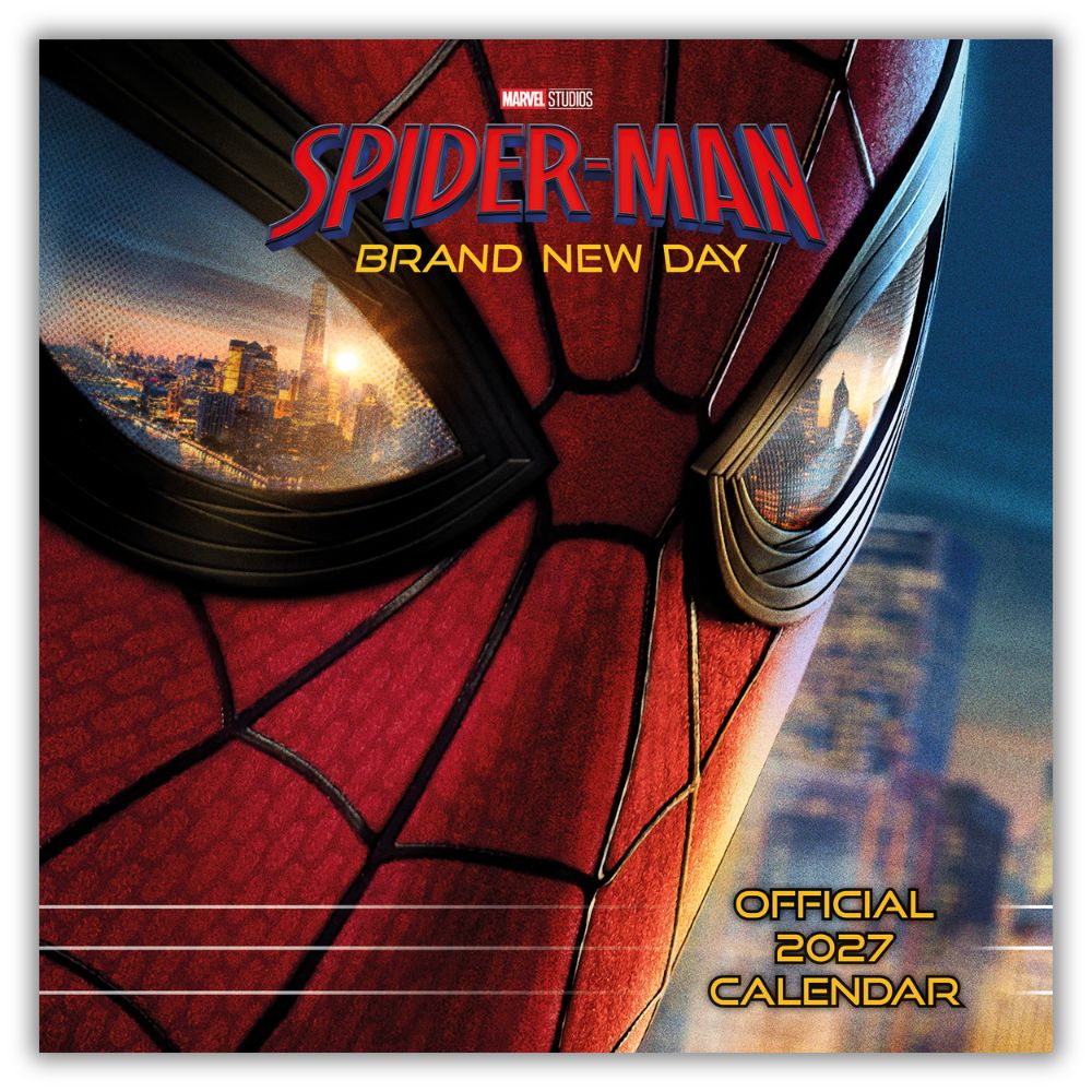 2027 Spider-Man - Square Wall Calendar - cover