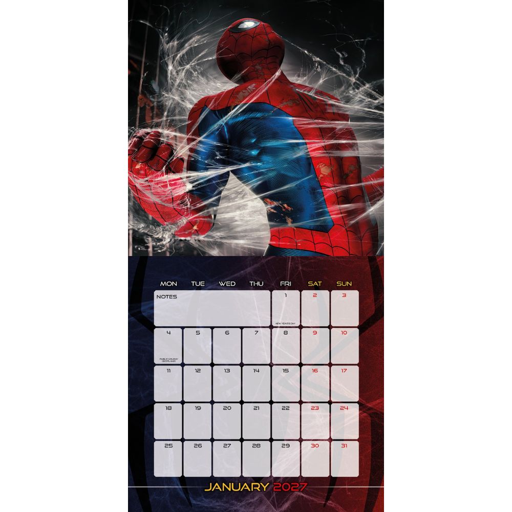 2027 Spider-Man - Square Wall Calendar - product image 2